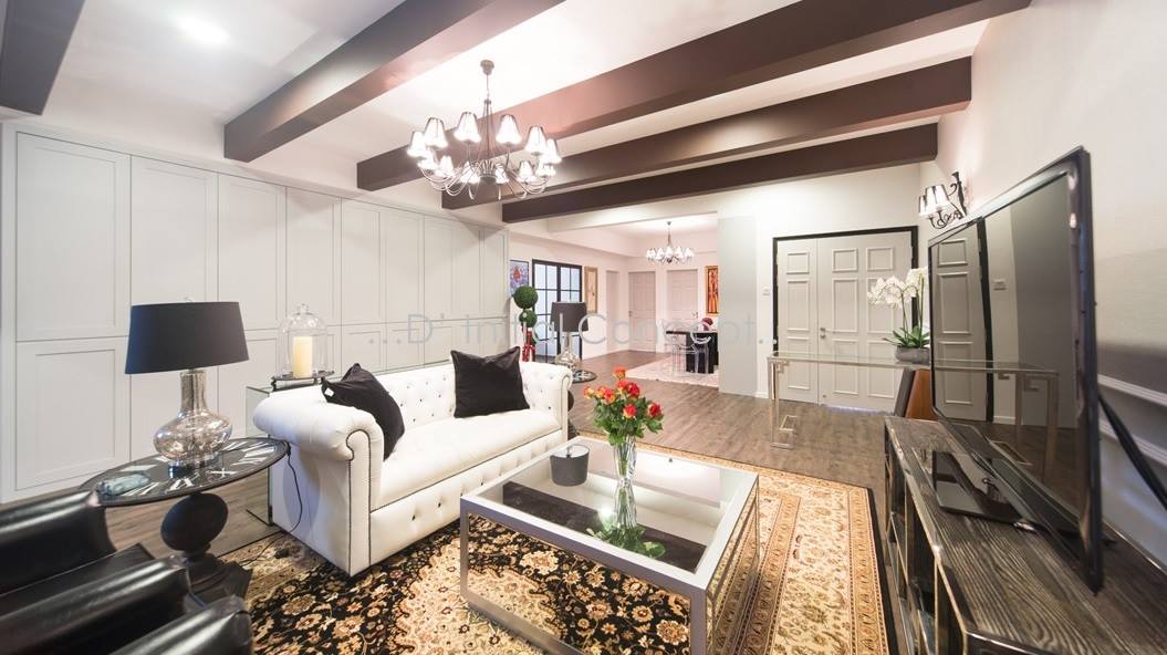Classical, Contemporary Design - Living Room - Condominium - Design by D Initial Concept