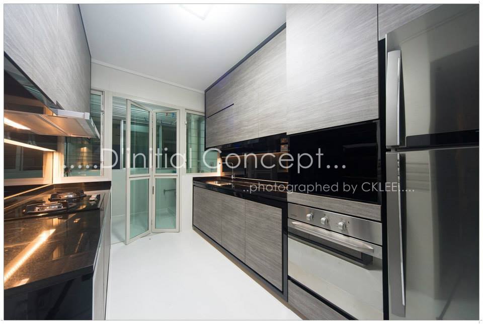 Contemporary, Modern Design - Kitchen - HDB 4 Room - Design by D Initial Concept