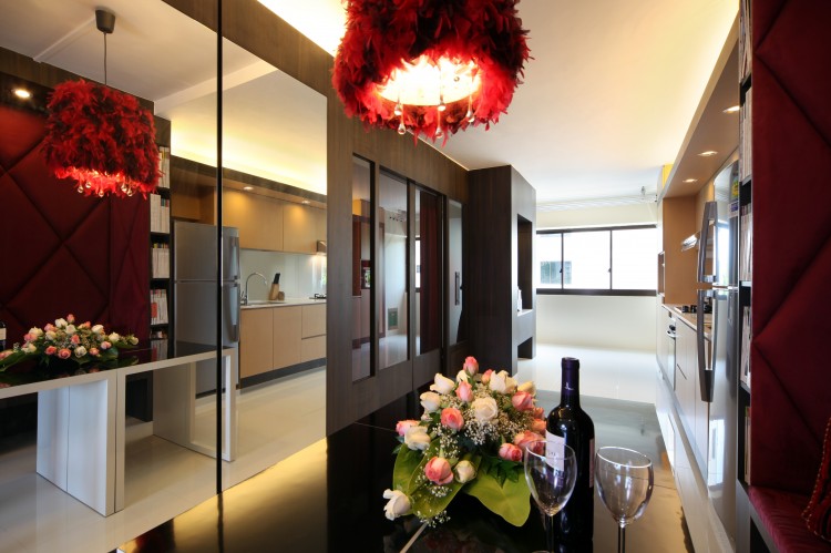 Contemporary Design - Living Room - HDB 3 Room - Design by Distinctidentity Pte Ltd