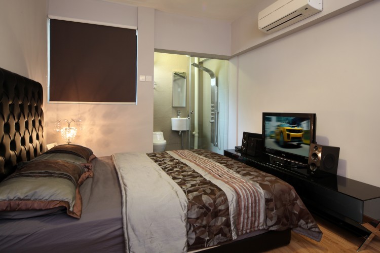 Tropical Design - Bedroom - HDB 3 Room - Design by Distinctidentity Pte Ltd