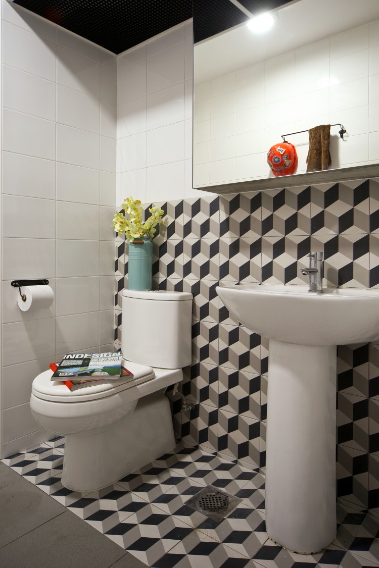Scandinavian Design - Bathroom - HDB 4 Room - Design by Distinctidentity Pte Ltd
