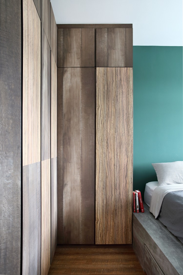 Retro Design - Bedroom - HDB 4 Room - Design by Distinctidentity Pte Ltd