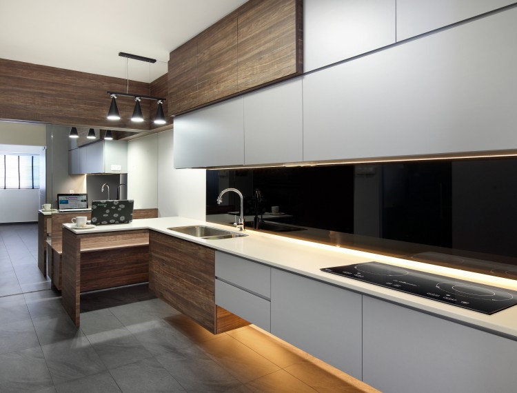 Scandinavian Design - Kitchen - HDB 5 Room - Design by Distinctidentity Pte Ltd
