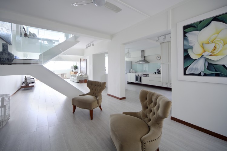 Modern Design - Living Room - HDB Executive Apartment - Design by Distinctidentity Pte Ltd