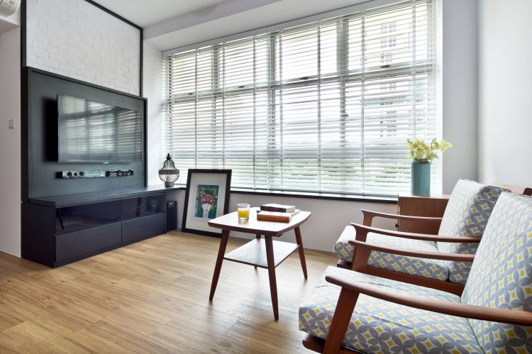 Contemporary Design - Living Room - HDB 4 Room - Design by Distinctidentity Pte Ltd