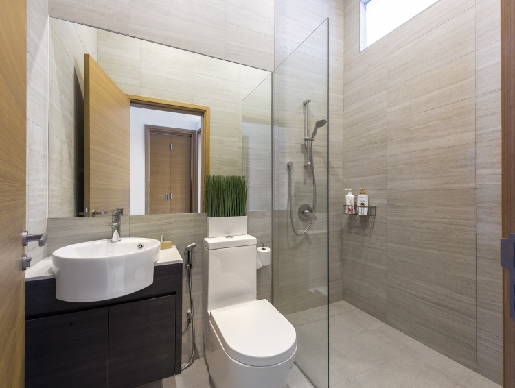 Contemporary Design - Bathroom - Landed House - Design by Distinctidentity Pte Ltd