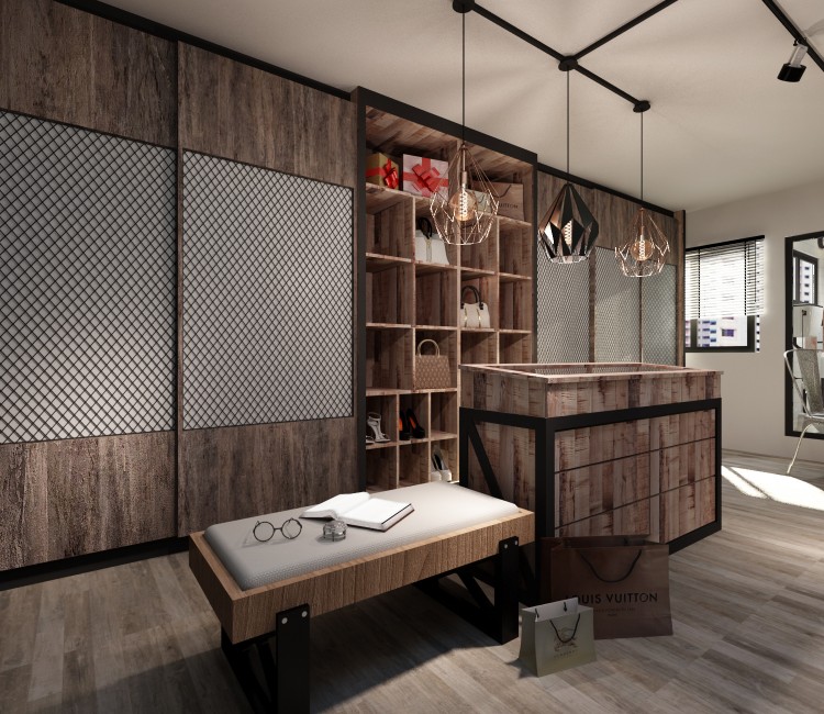 Industrial Design - Bedroom - HDB Executive Apartment - Design by Diva's Interior Design Pte Ltd