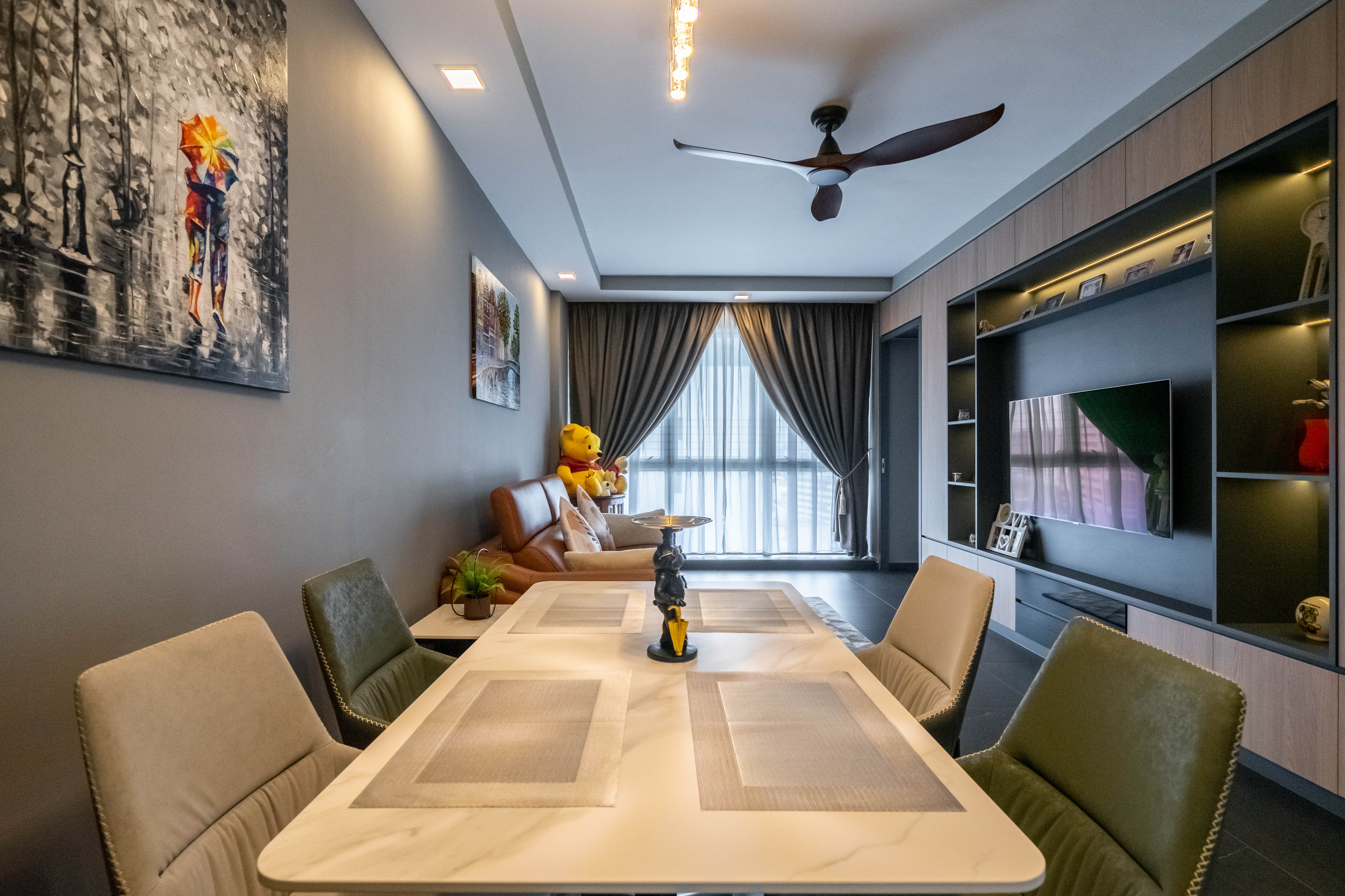Contemporary, Minimalist Design - Dining Room - Condominium - Design by Dots n Tots Interior Pte Ltd