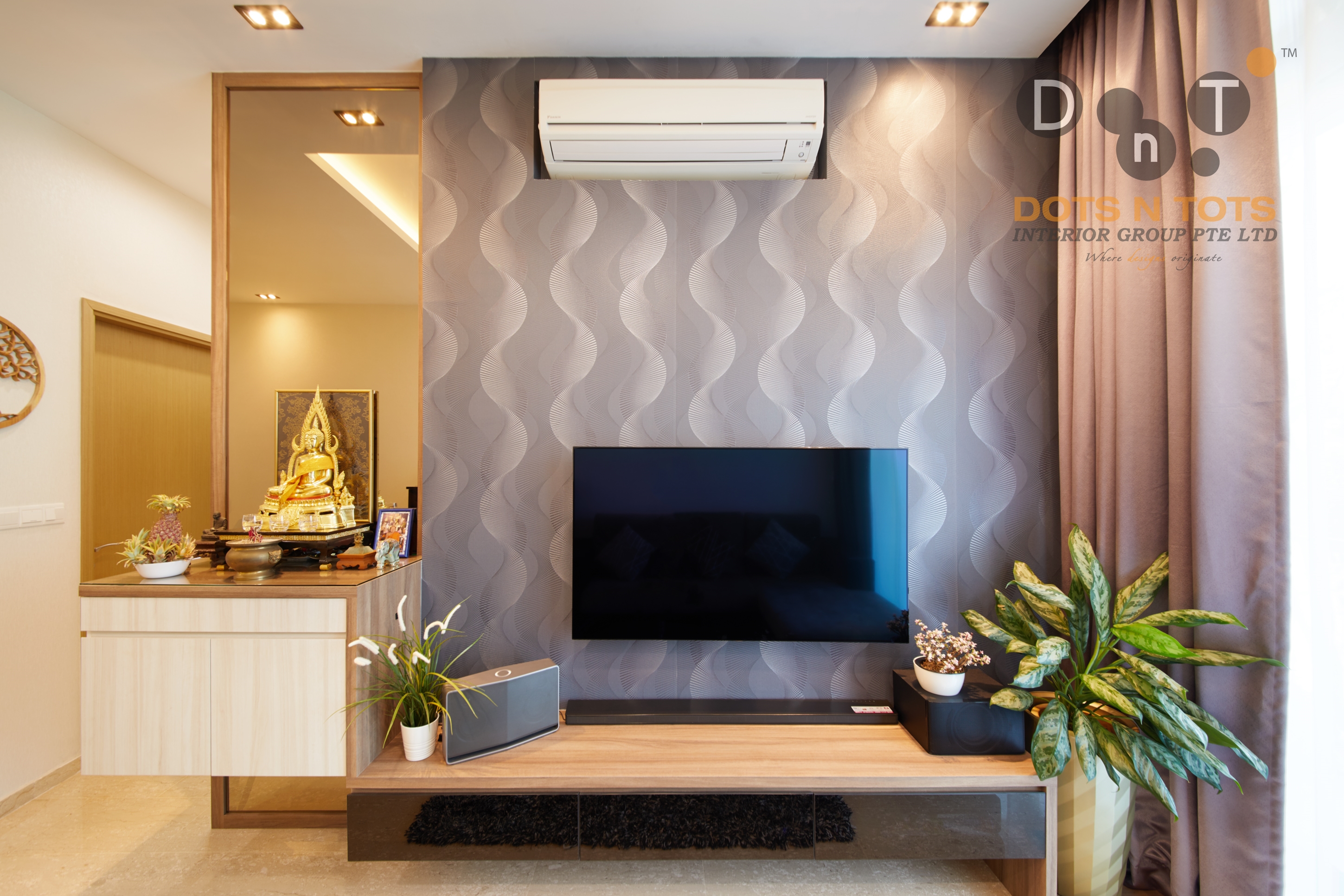 Contemporary, Modern Design - Living Room - Condominium - Design by Dots n Tots Interior Pte Ltd