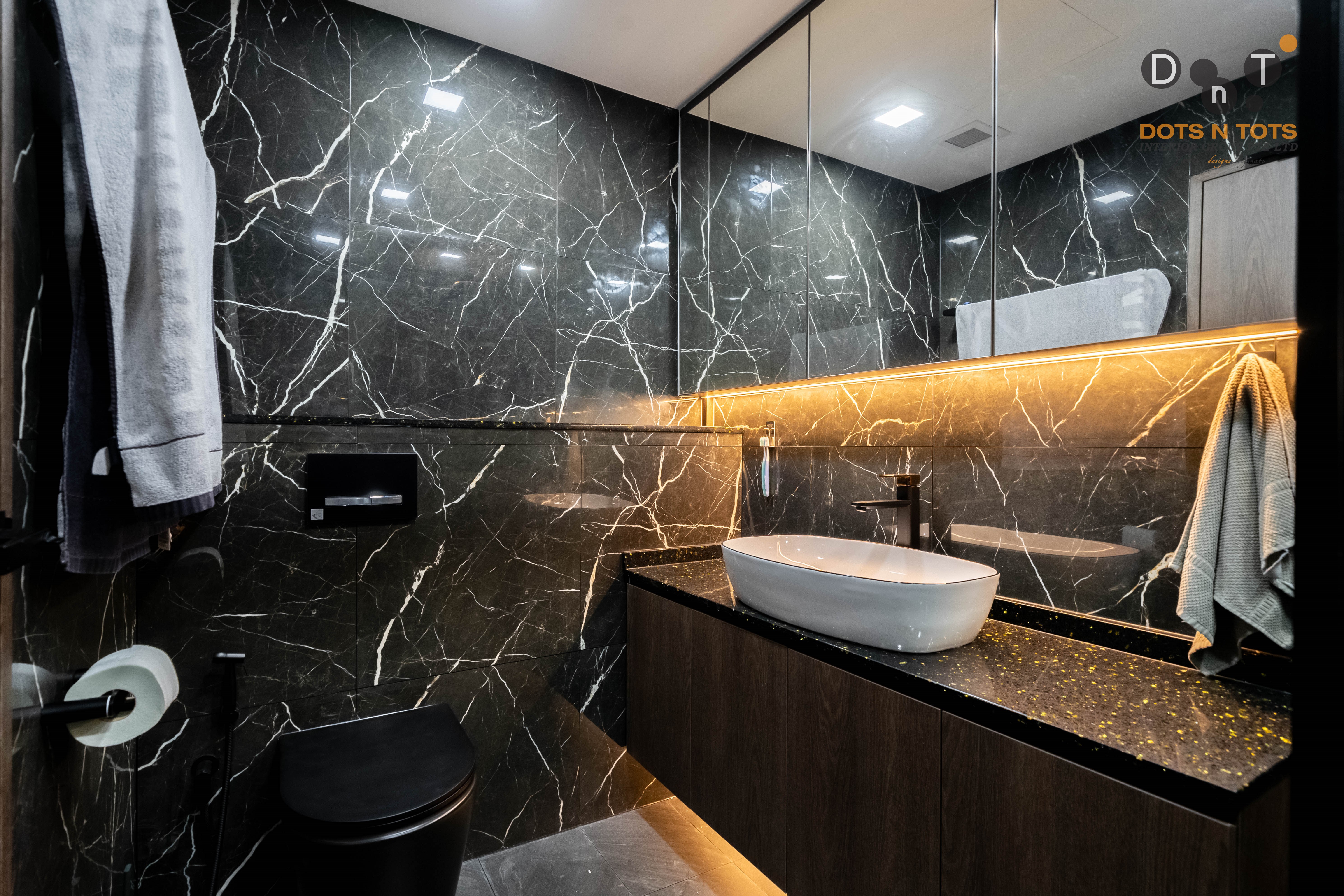 Contemporary, Modern Design - Bathroom - Condominium - Design by Dots n Tots Interior Pte Ltd