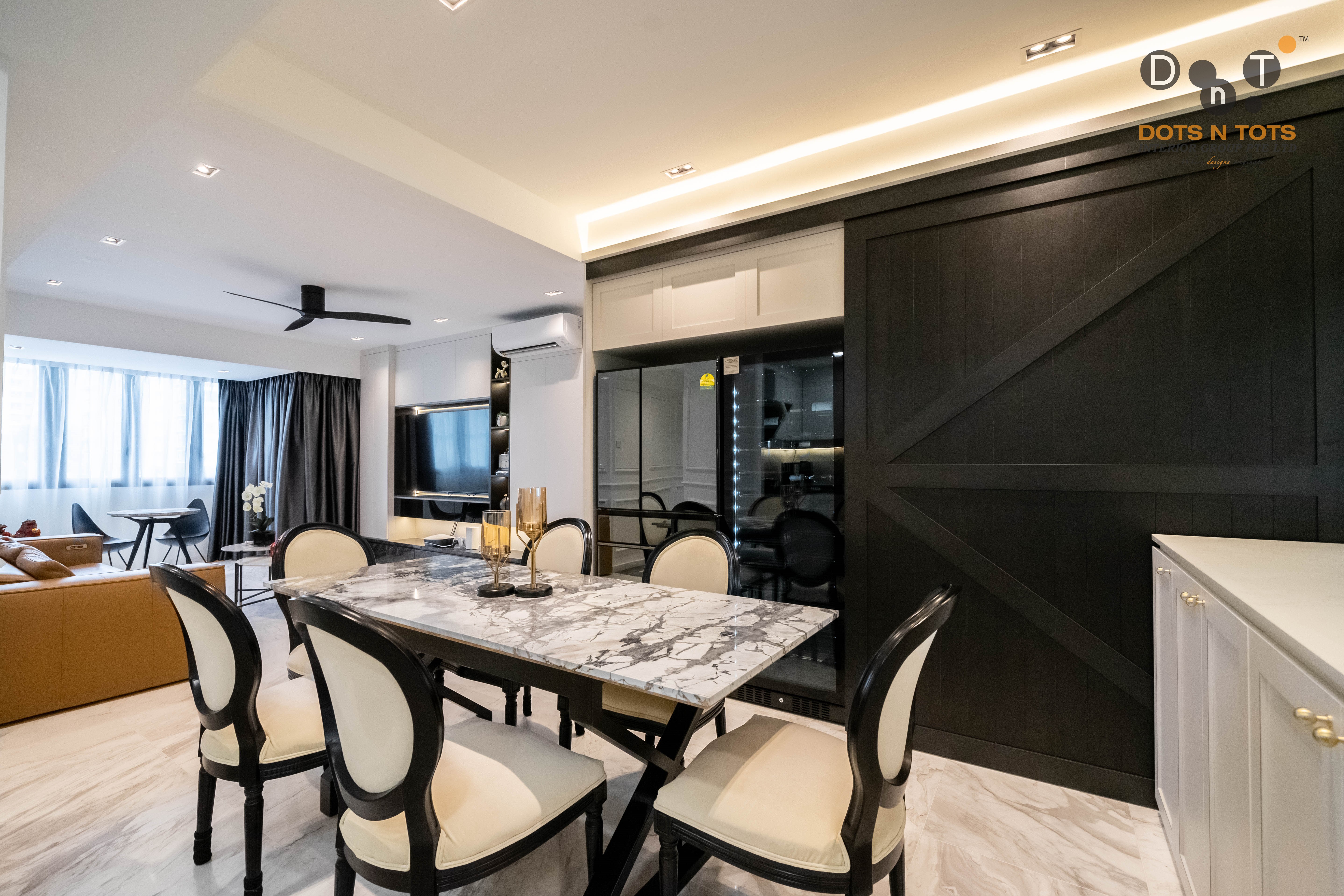 Contemporary, Modern Design - Dining Room - Condominium - Design by Dots n Tots Interior Pte Ltd