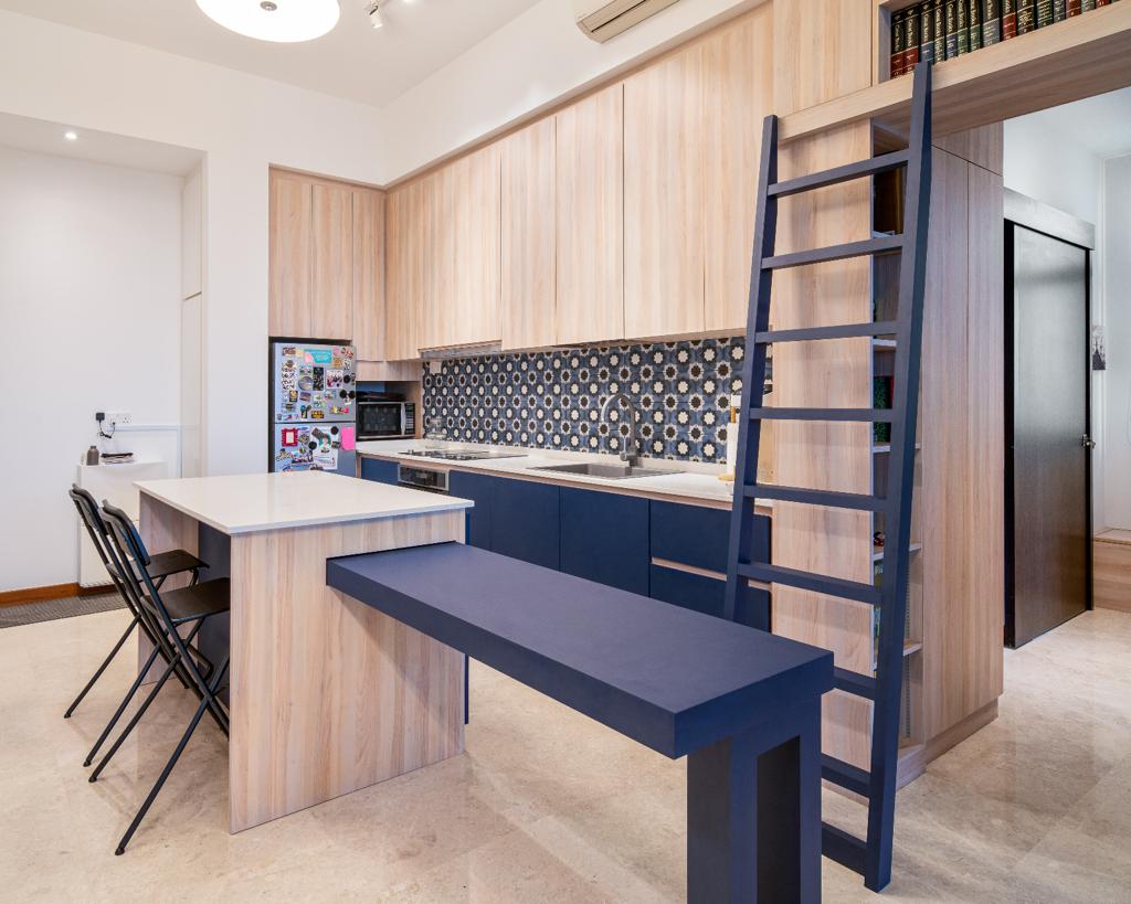 Contemporary, Scandinavian Design - Kitchen - Condominium - Design by Dots n Tots Interior Pte Ltd