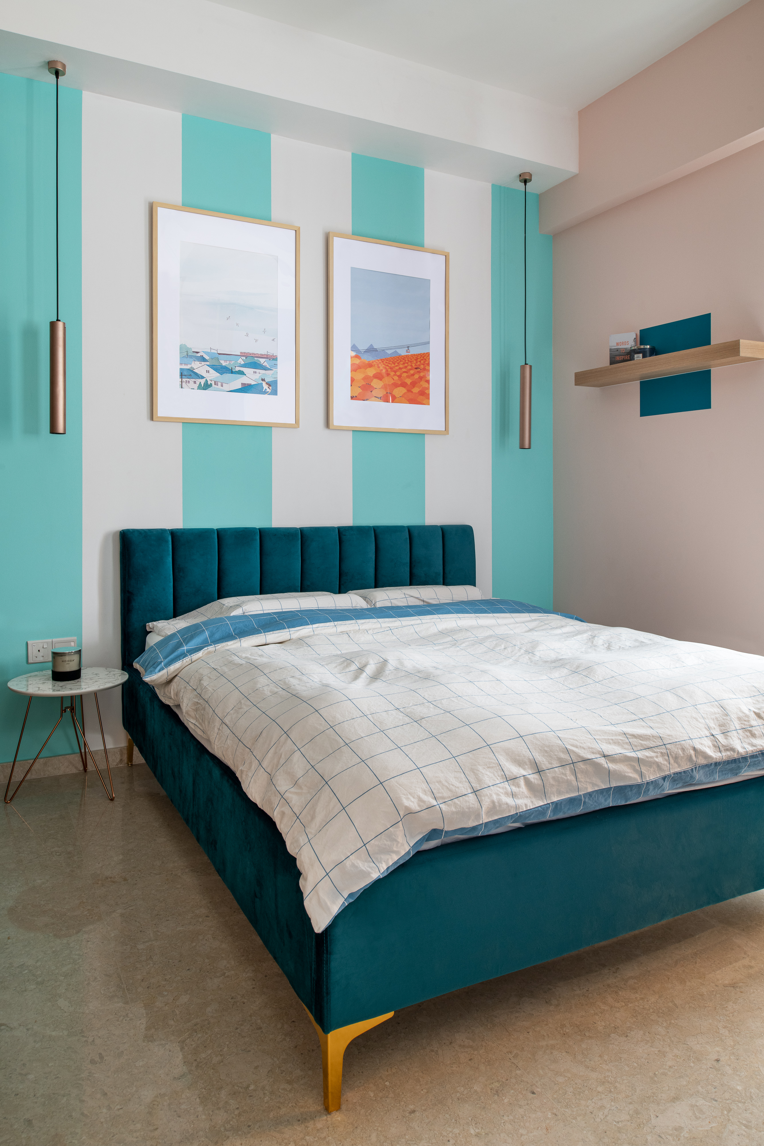 Eclectic, Modern Design - Bedroom - Condominium - Design by Dots n Tots Interior Pte Ltd