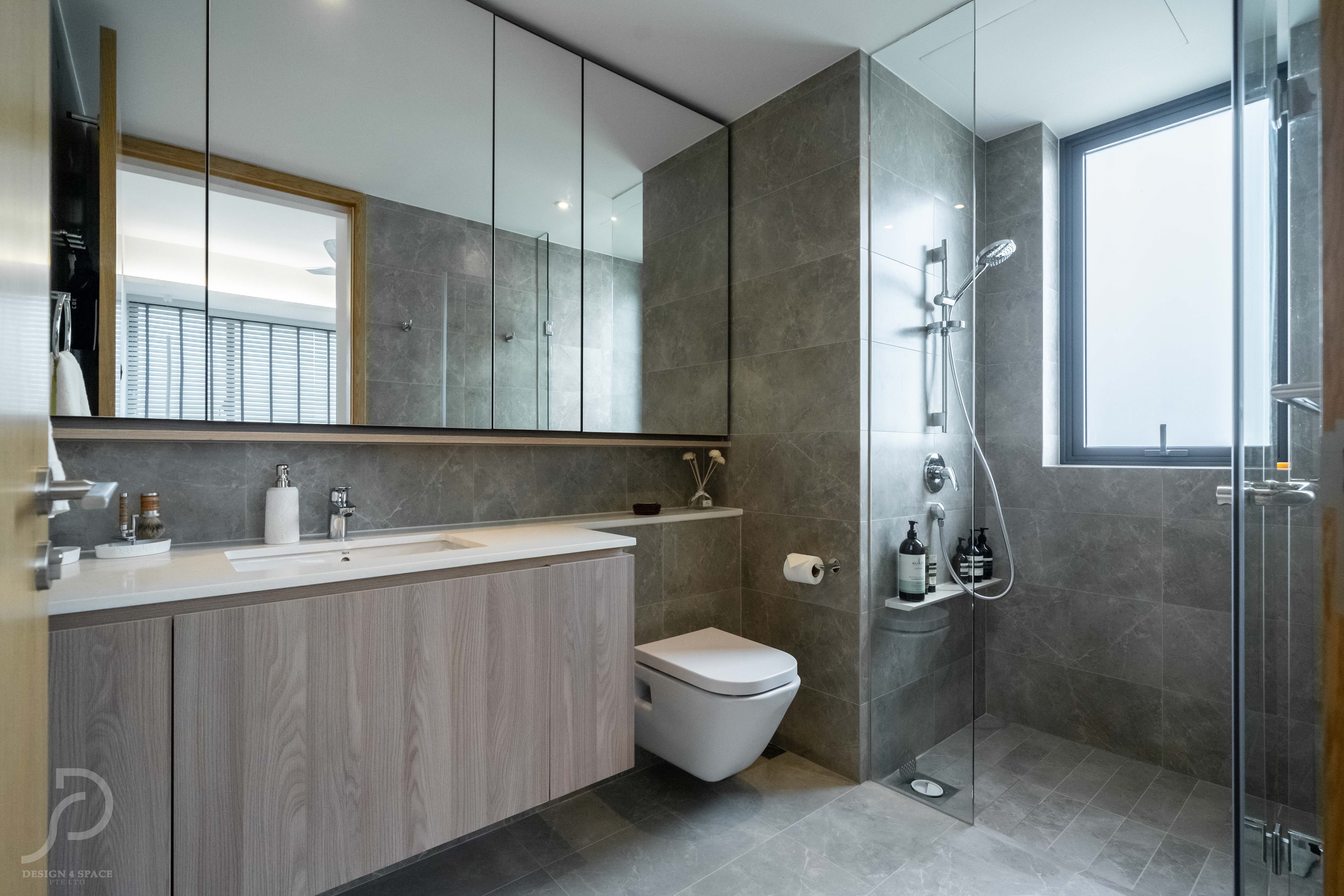 Modern Design - Bathroom - Condominium - Design by Dots n Tots Interior Pte Ltd