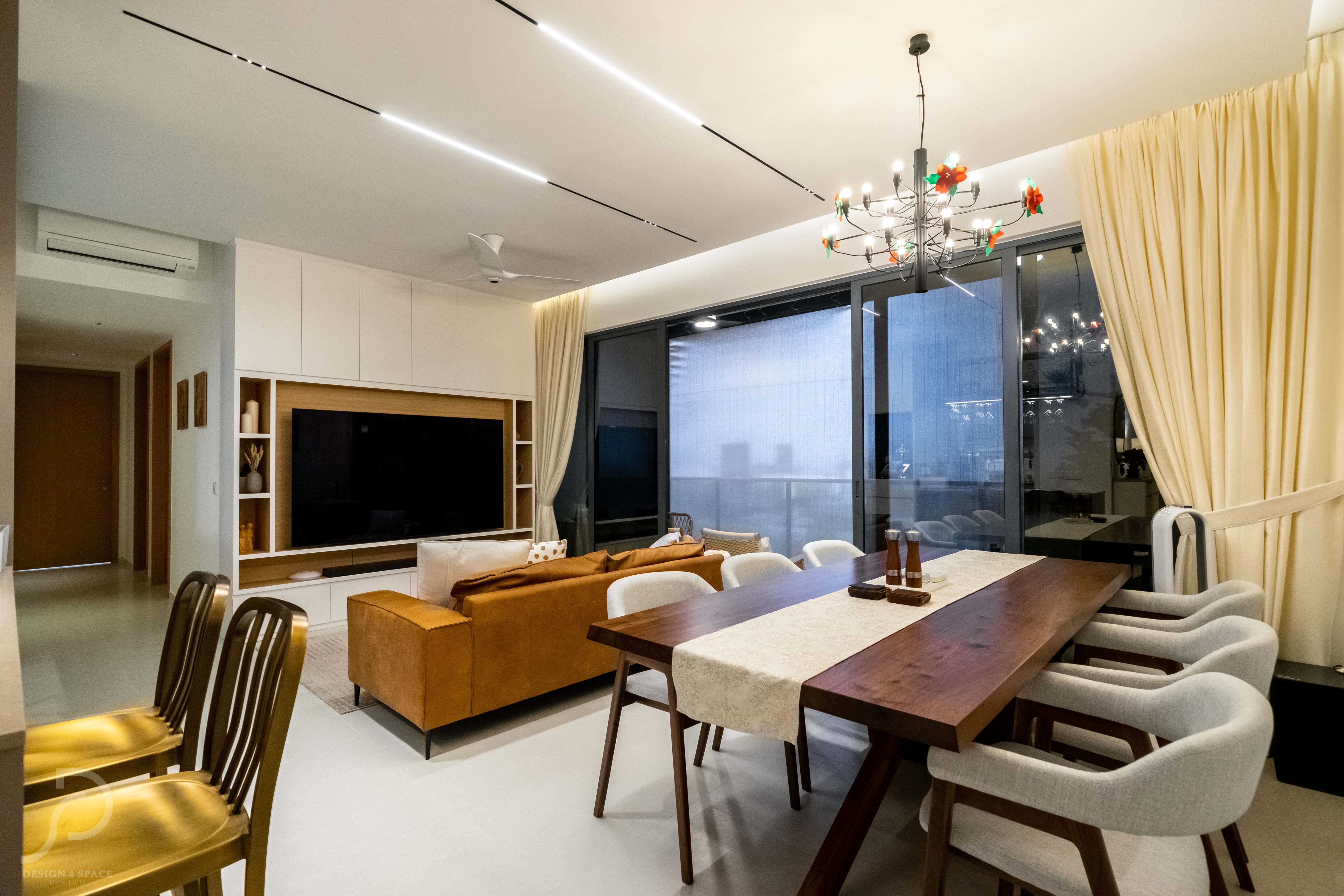 Modern Design - Living Room - Condominium - Design by Dots n Tots Interior Pte Ltd