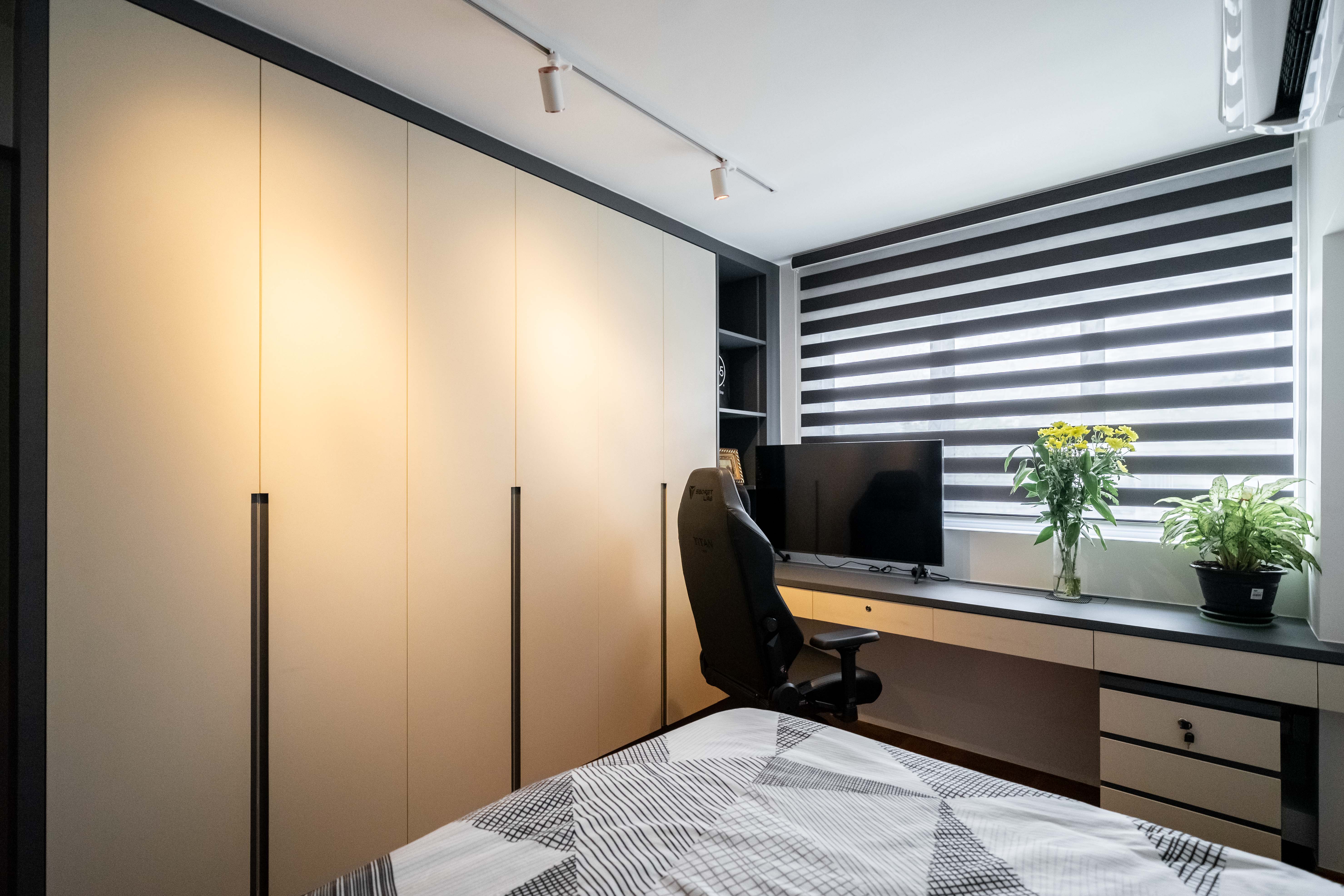 Modern Design - Bedroom - HDB 3 Room - Design by Dots n Tots Interior Pte Ltd