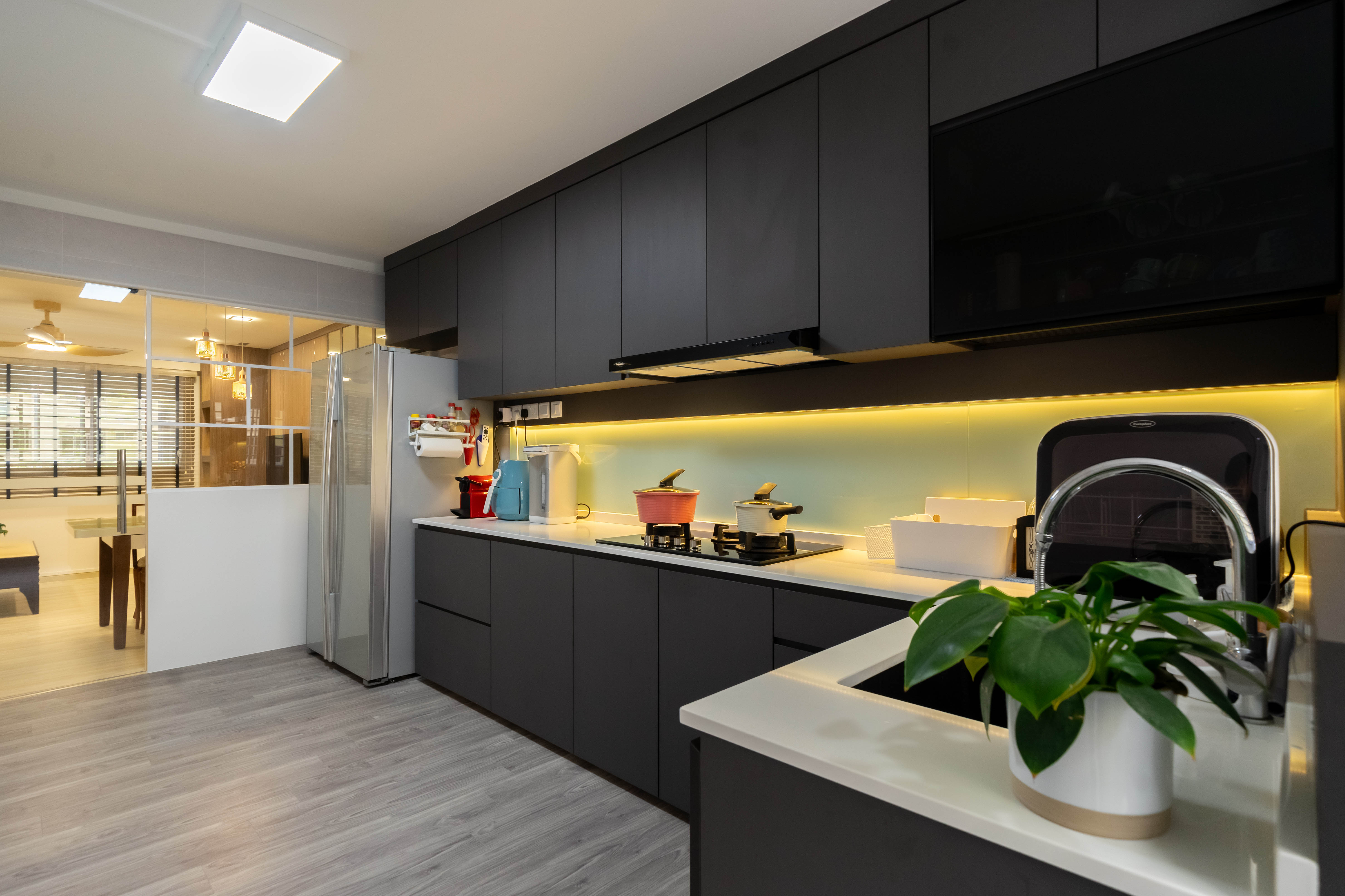 Scandinavian Design - Kitchen - HDB 3 Room - Design by Dots n Tots Interior Pte Ltd
