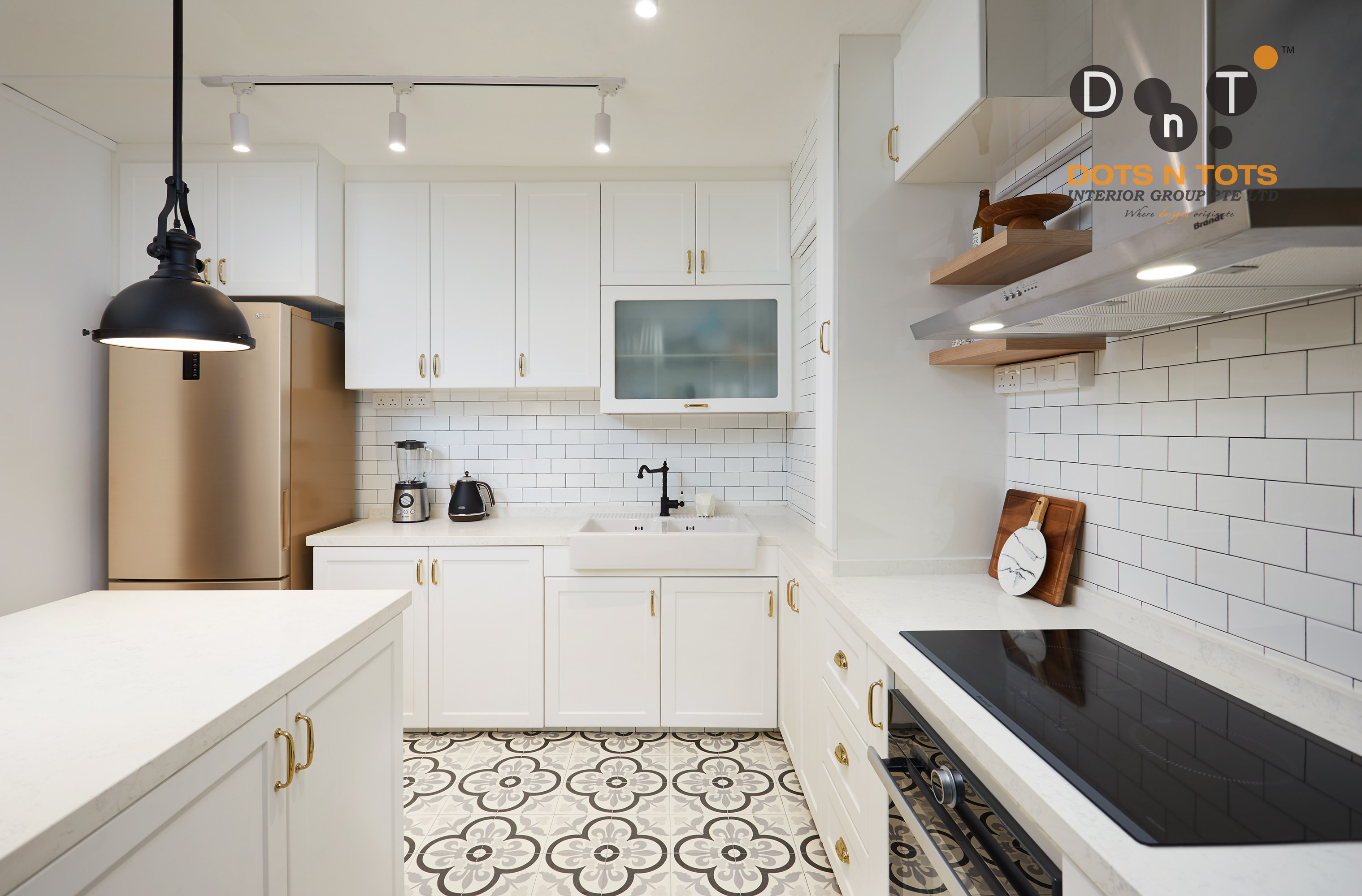 Minimalist Design - Kitchen - HDB 3 Room - Design by Dots n Tots Interior Pte Ltd