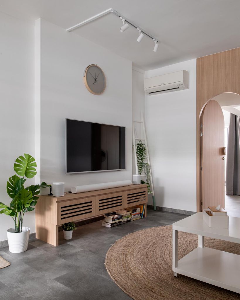 Scandinavian Design - Living Room - HDB 3 Room - Design by Dots n Tots Interior Pte Ltd