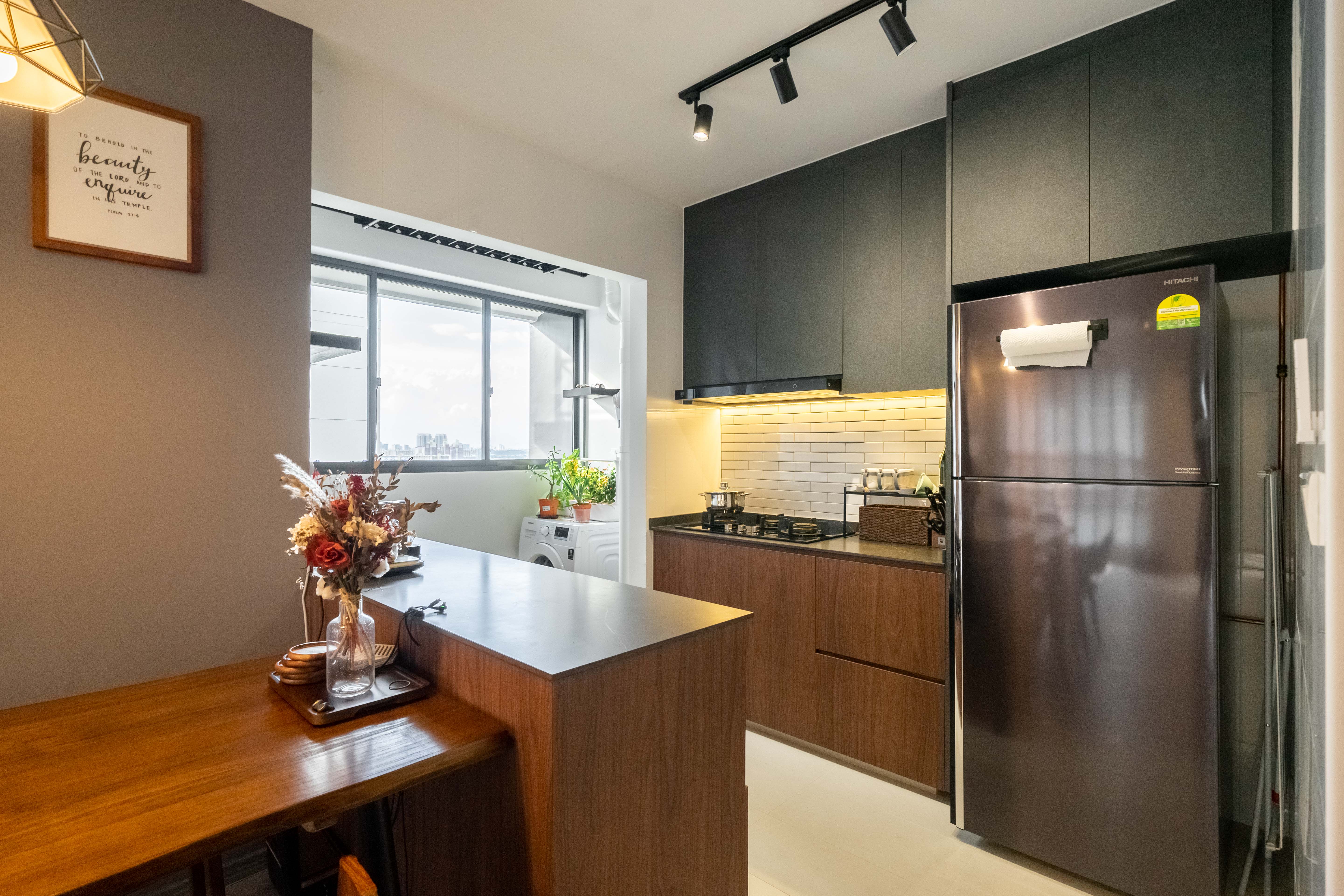 Scandinavian Design - Kitchen - HDB 3 Room - Design by Dots n Tots Interior Pte Ltd