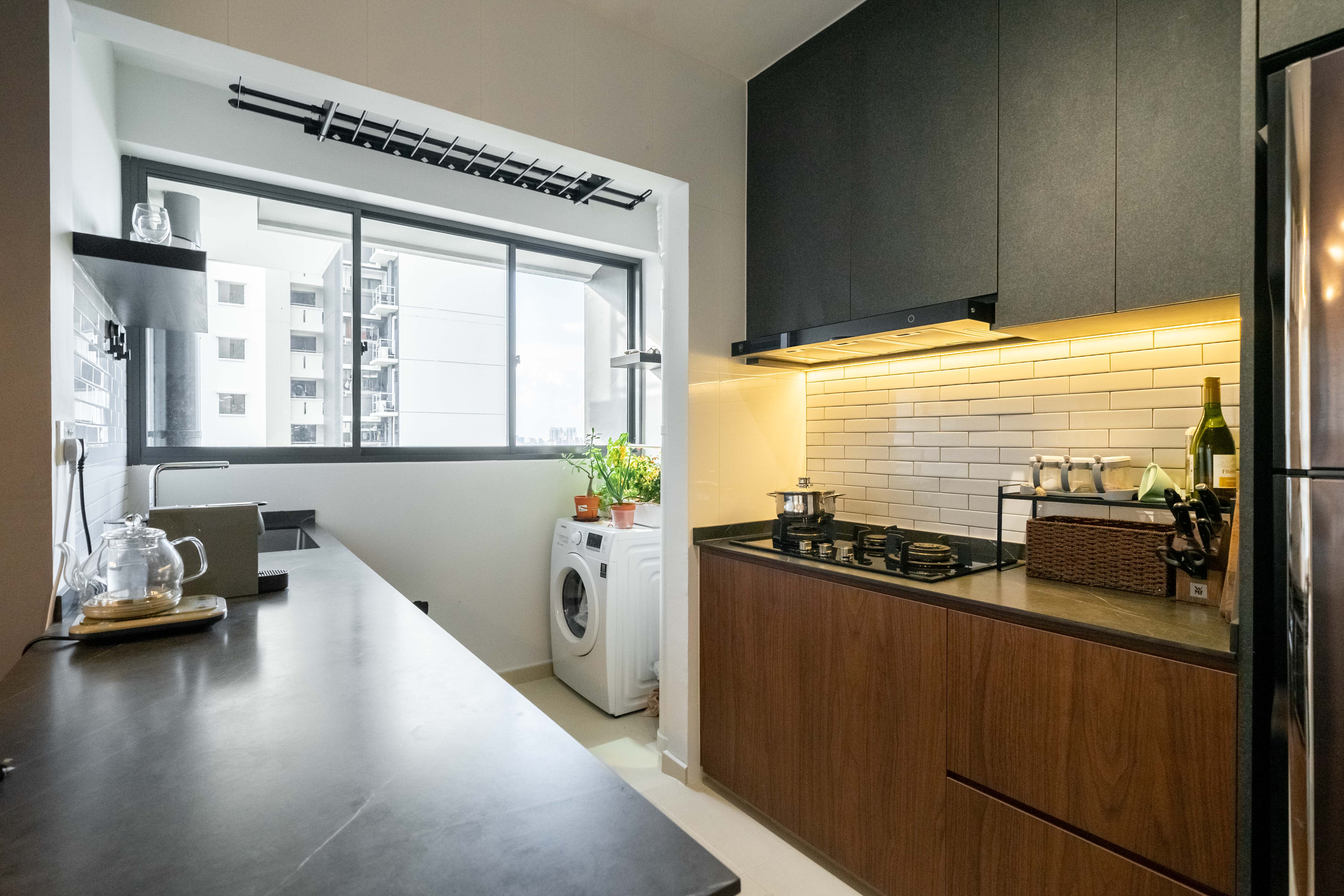 Scandinavian Design - Kitchen - HDB 3 Room - Design by Dots n Tots Interior Pte Ltd