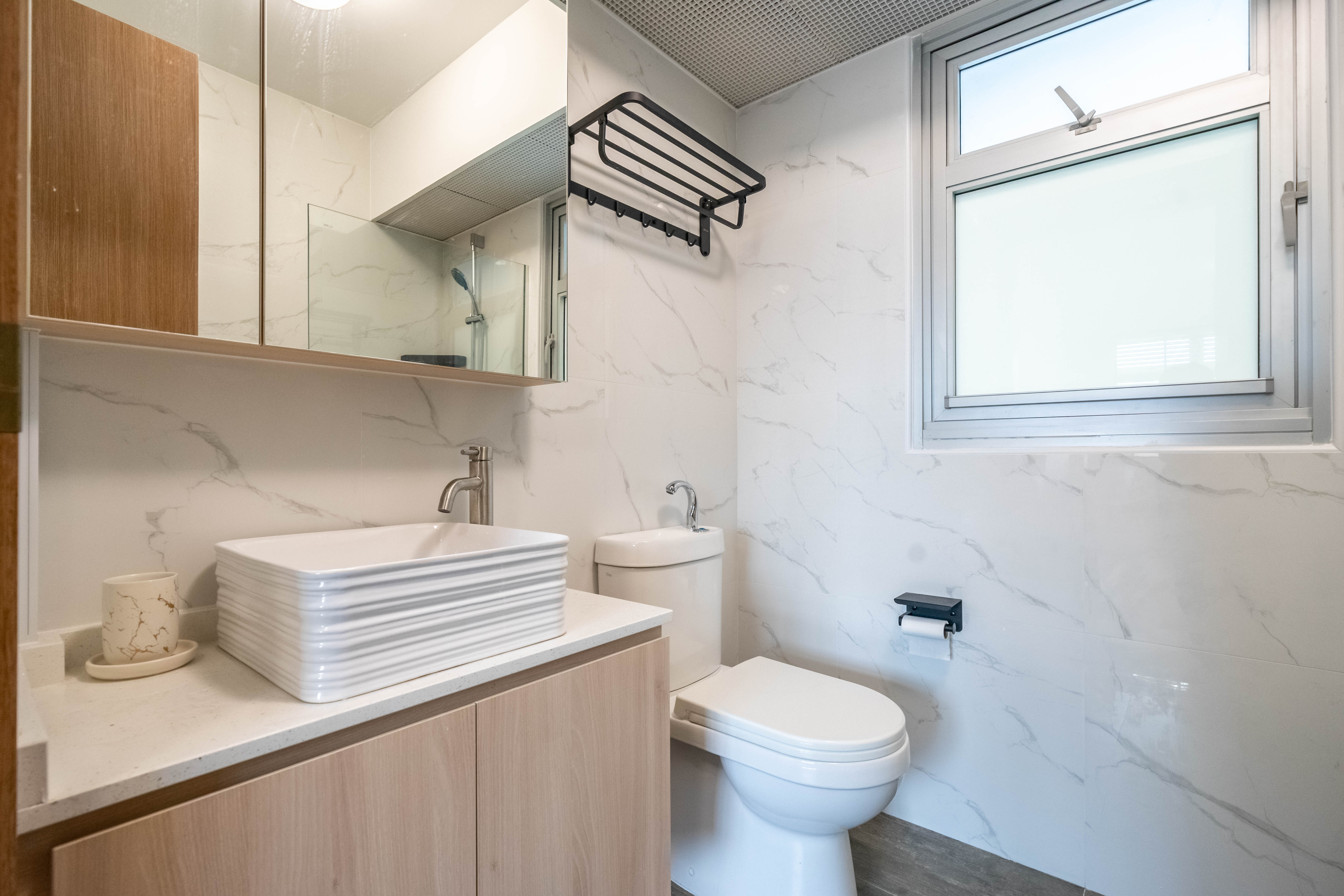 Minimalist, Scandinavian Design - Bathroom - HDB 4 Room - Design by Dots n Tots Interior Pte Ltd