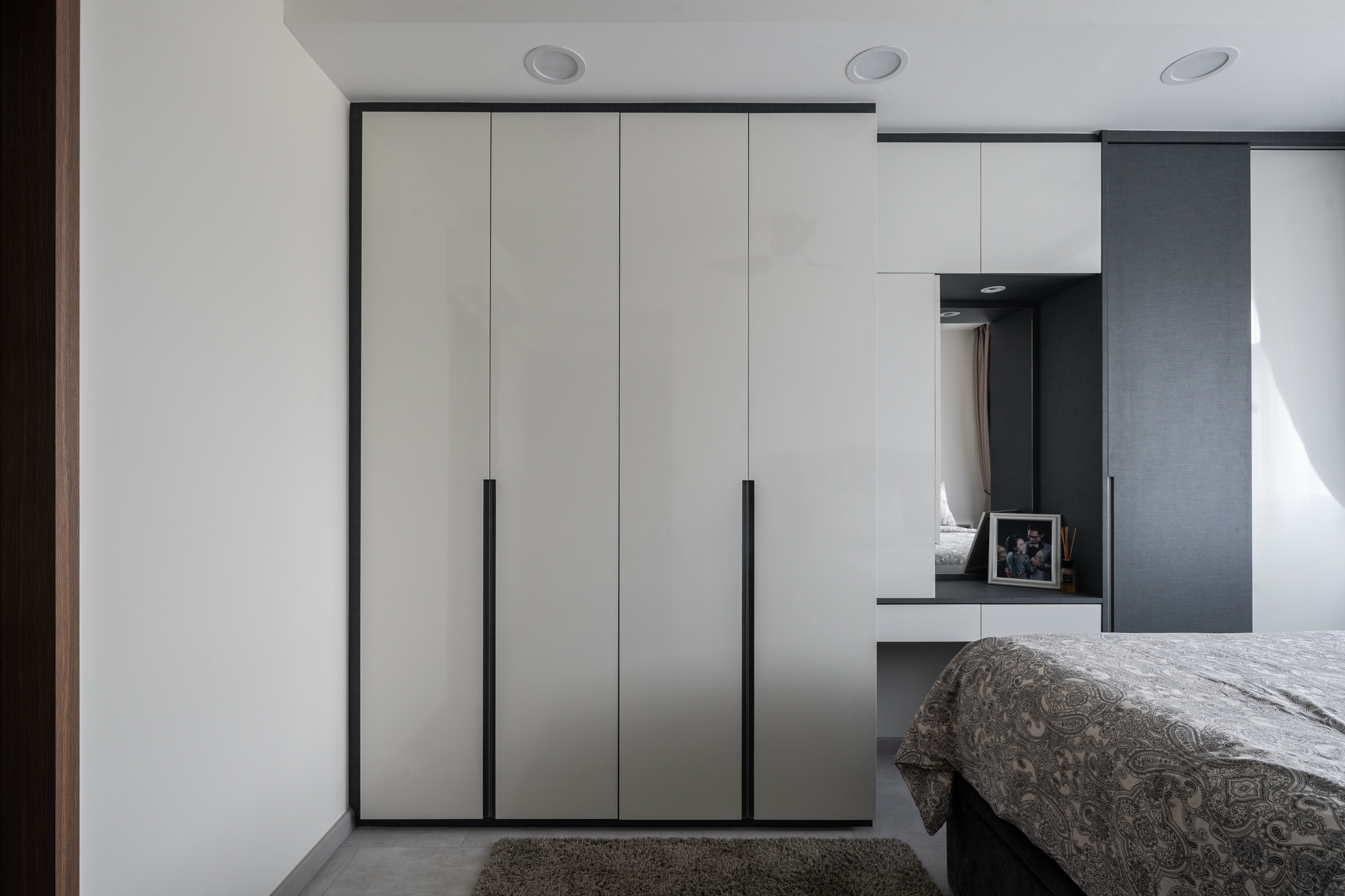 Contemporary, Modern Design - Bedroom - HDB 4 Room - Design by Dots n Tots Interior Pte Ltd