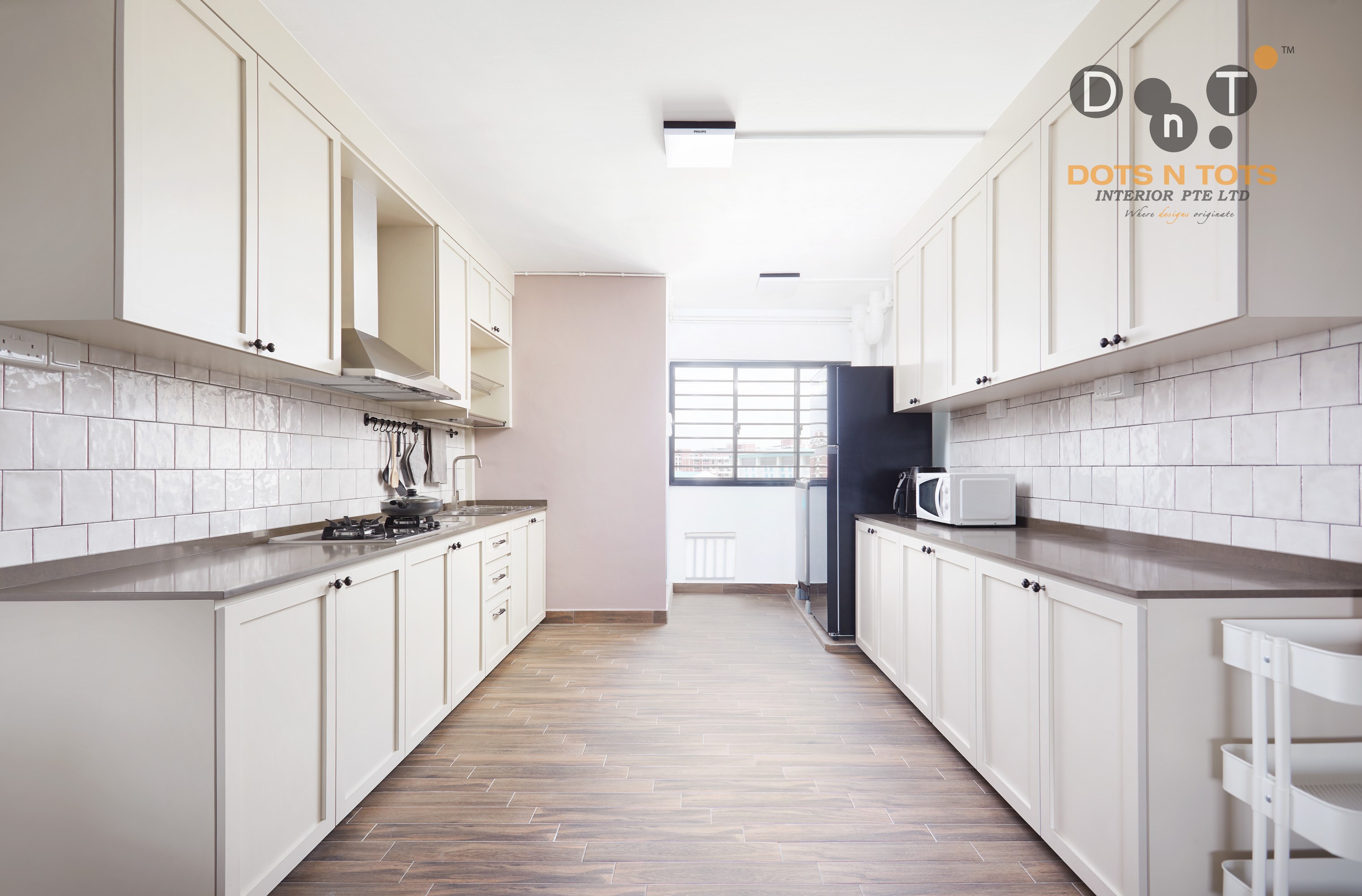 Contemporary, Modern, Scandinavian Design - Kitchen - HDB 4 Room - Design by Dots n Tots Interior Pte Ltd