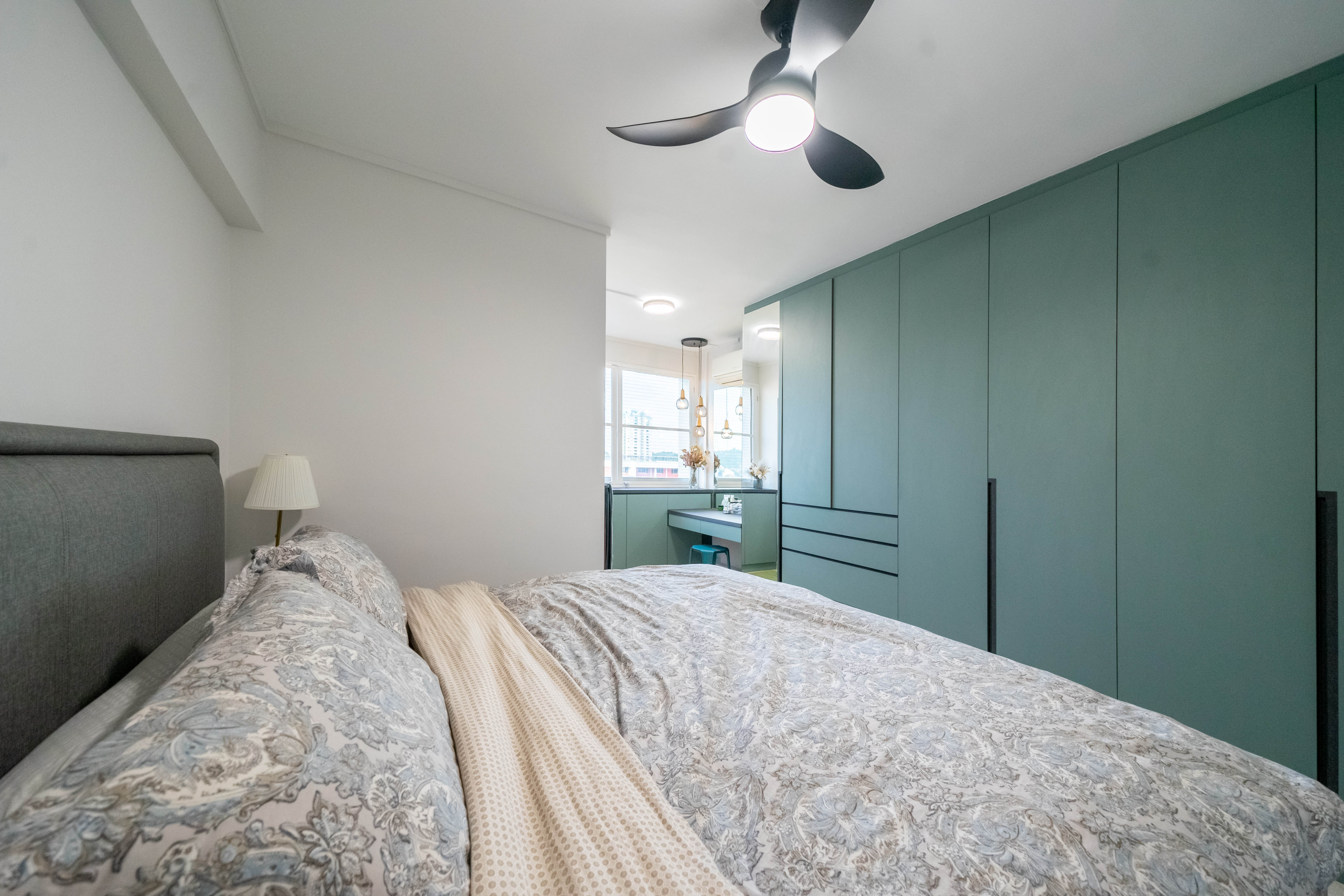 Scandinavian, Tropical Design - Bedroom - HDB 4 Room - Design by Dots n Tots Interior Pte Ltd