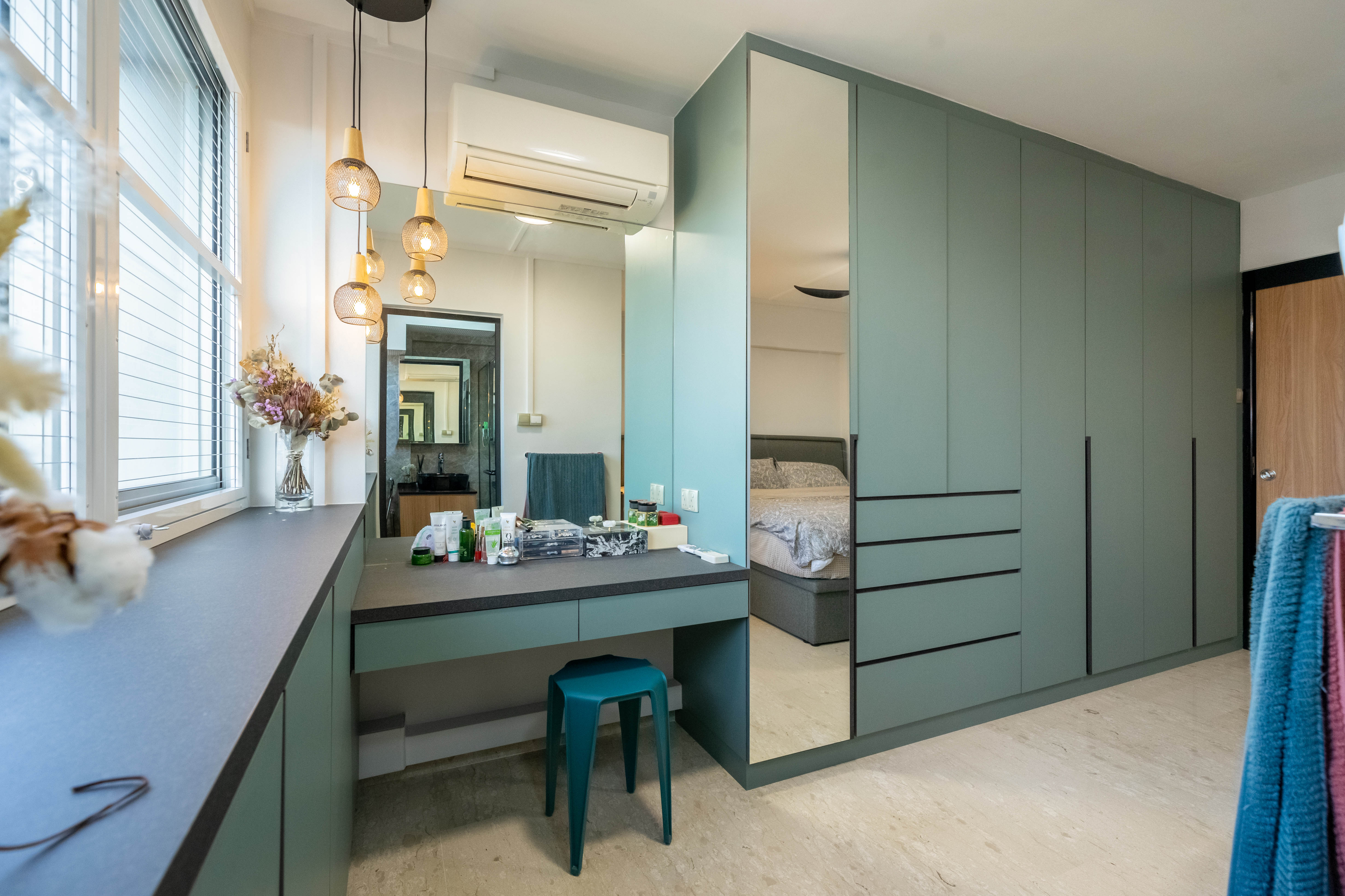 Scandinavian, Tropical Design - Bedroom - HDB 4 Room - Design by Dots n Tots Interior Pte Ltd