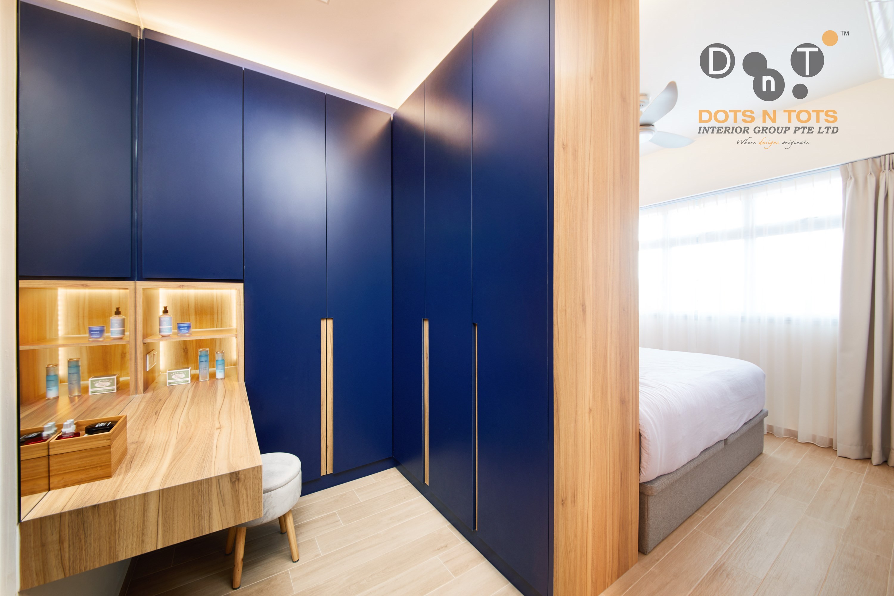 Scandinavian Design - Bedroom - HDB 4 Room - Design by Dots n Tots Interior Pte Ltd