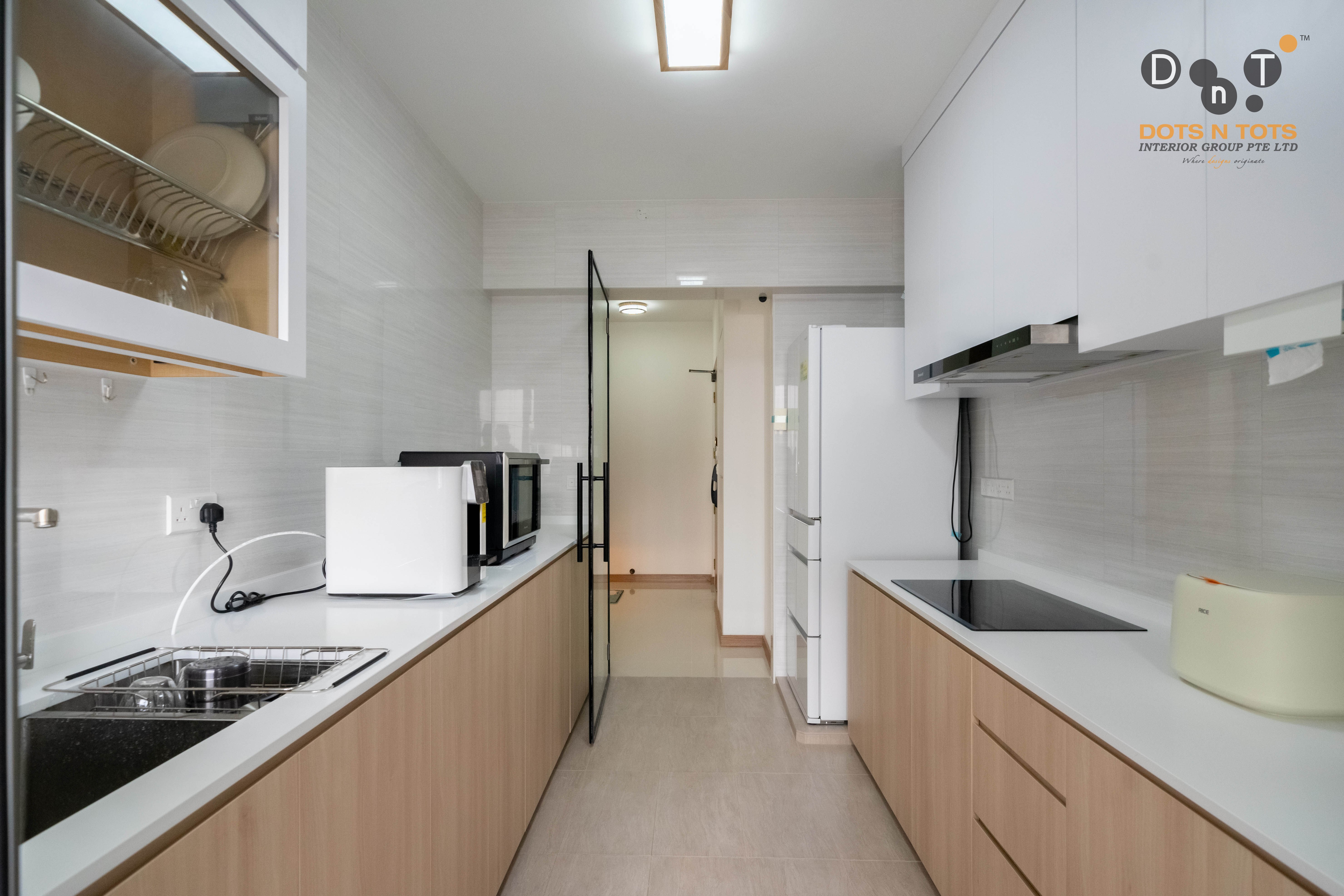 Scandinavian Design - Kitchen - HDB 4 Room - Design by Dots n Tots Interior Pte Ltd