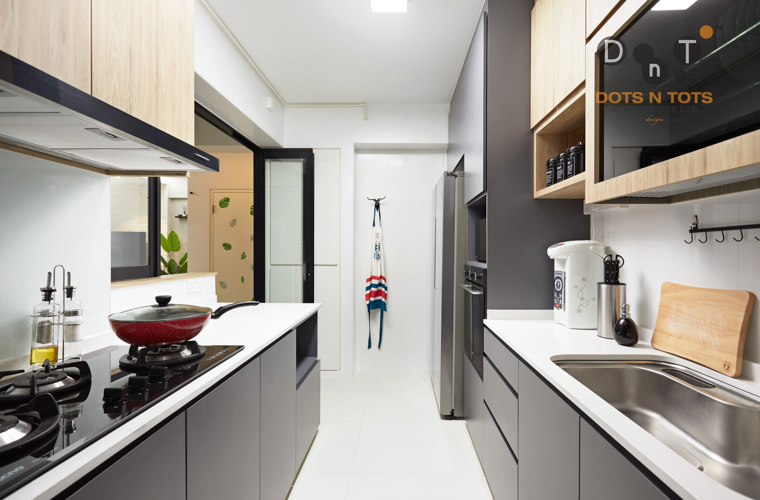 Scandinavian Design - Kitchen - HDB 4 Room - Design by Dots n Tots Interior Pte Ltd