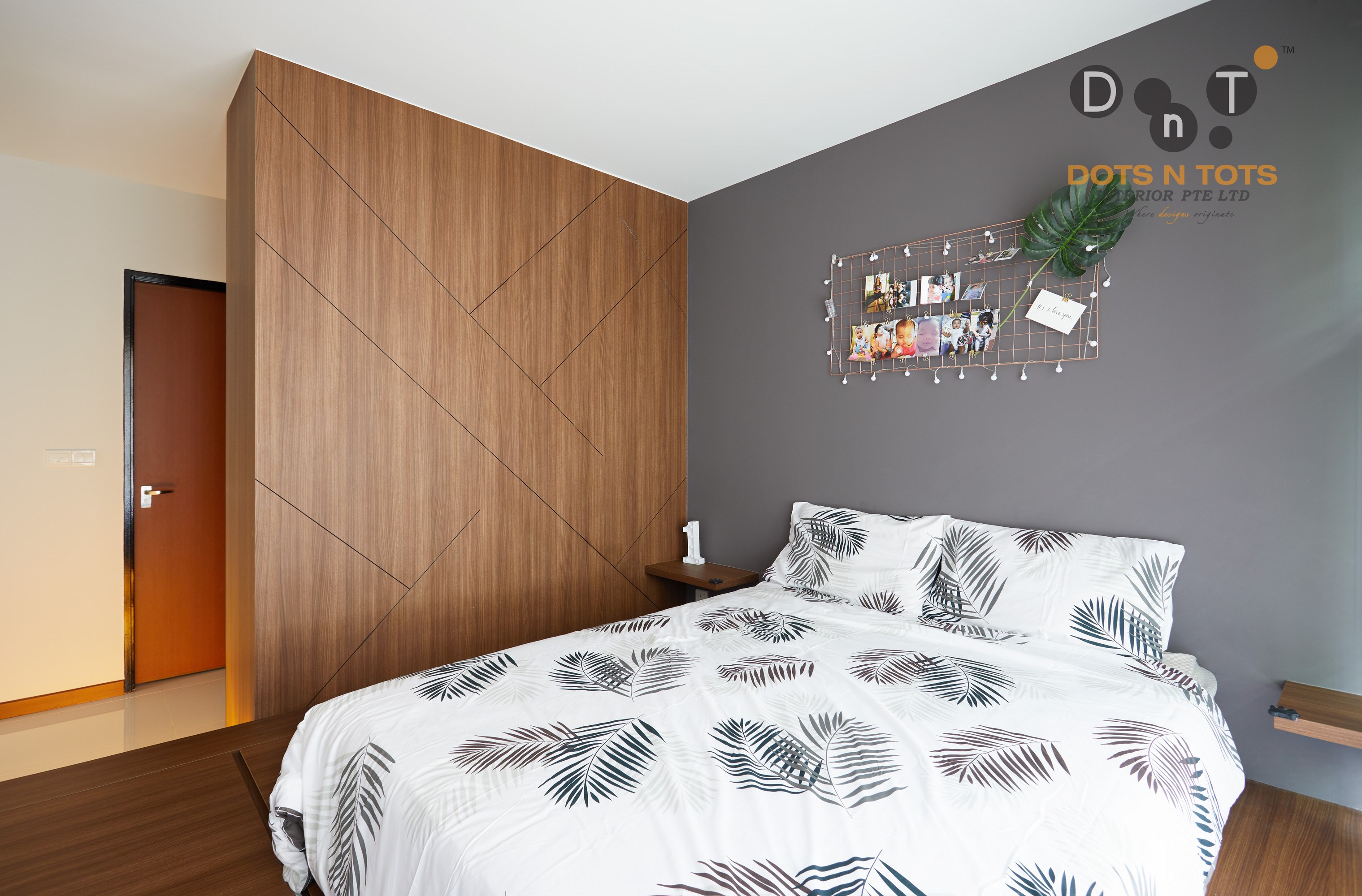 Scandinavian Design - Bedroom - HDB 4 Room - Design by Dots n Tots Interior Pte Ltd