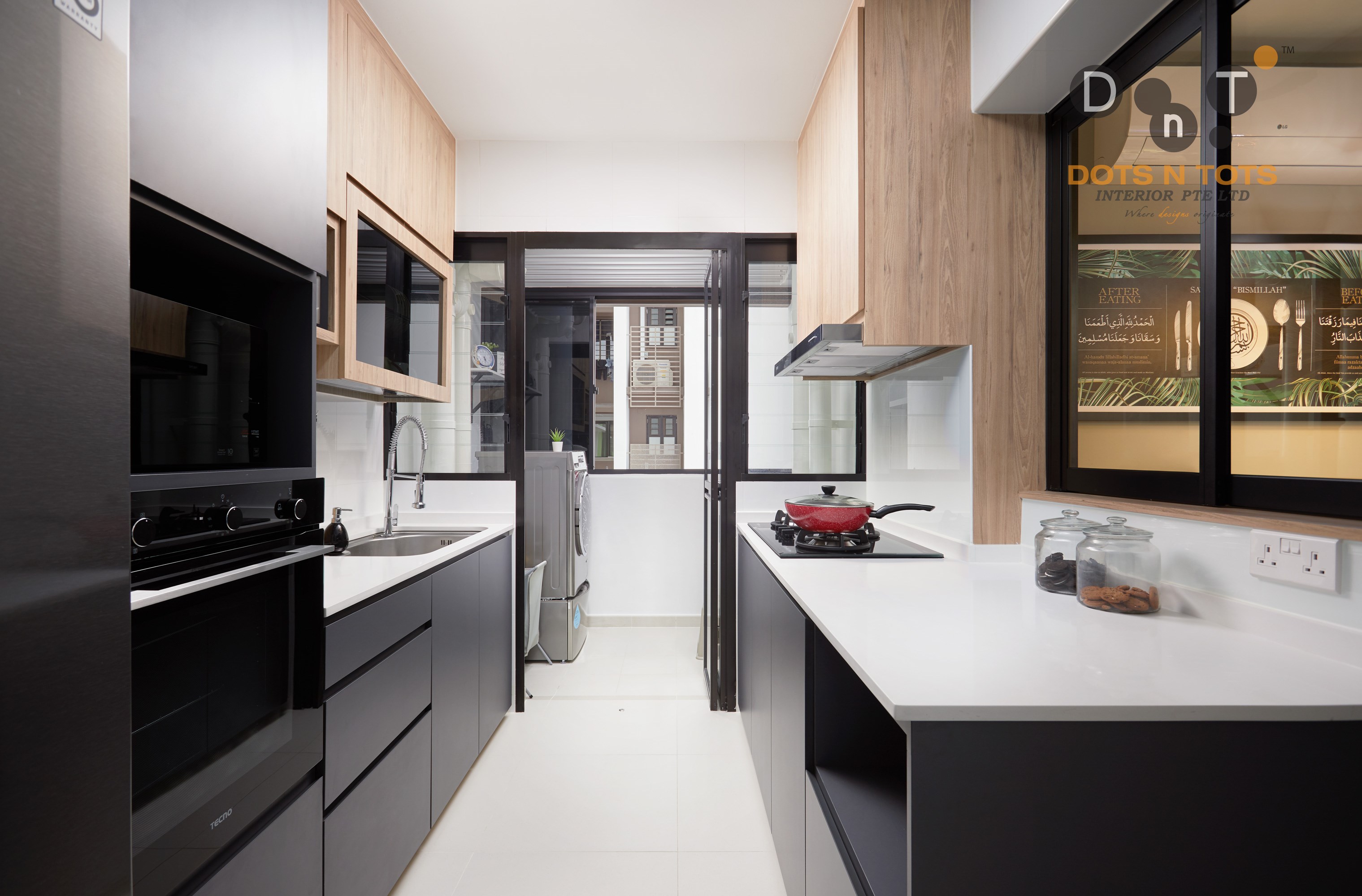 Scandinavian Design - Kitchen - HDB 4 Room - Design by Dots n Tots Interior Pte Ltd