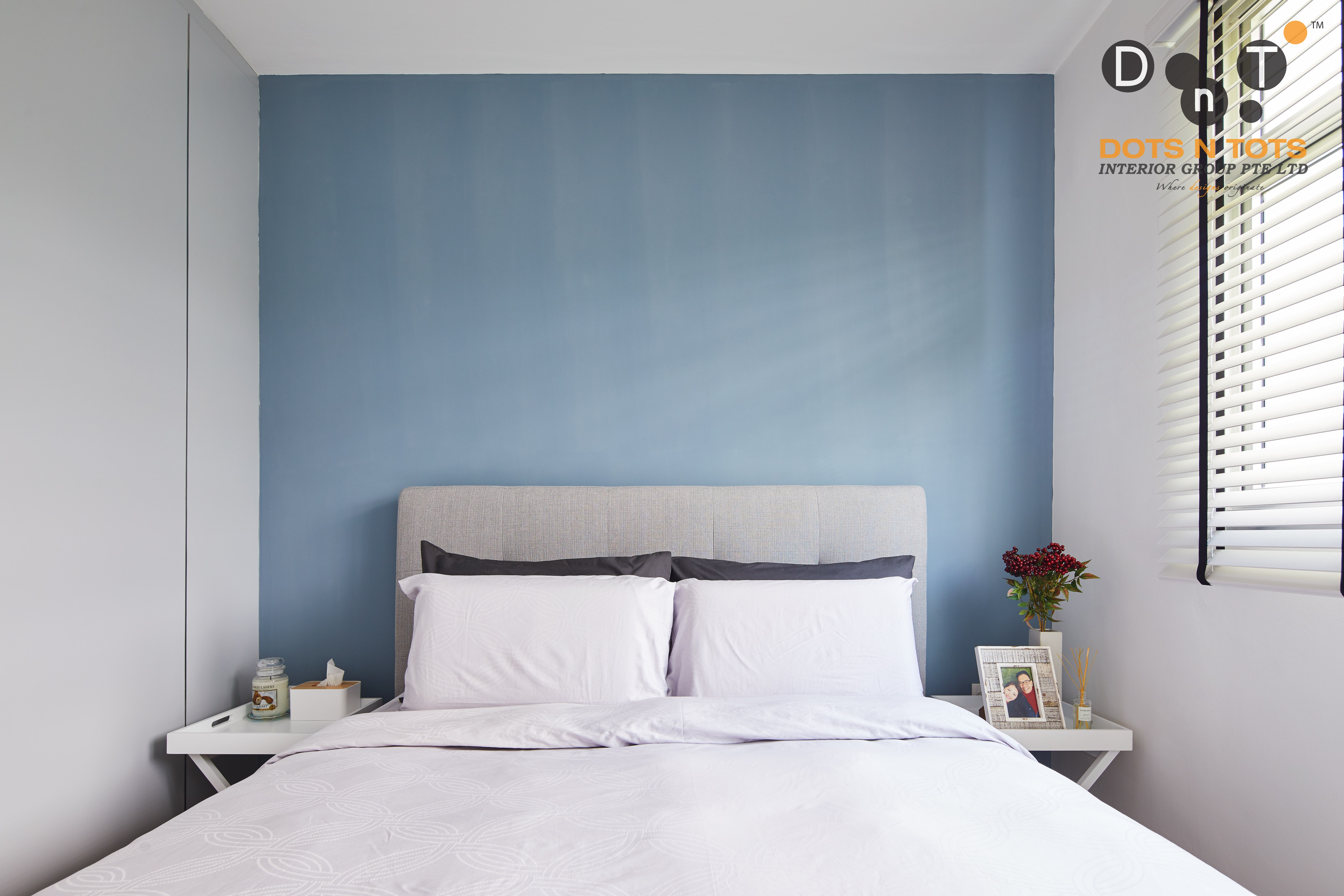 Modern Design - Bedroom - HDB 4 Room - Design by Dots n Tots Interior Pte Ltd