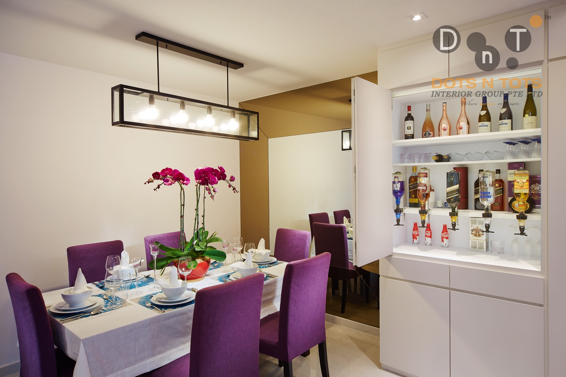 Others Design - Dining Room - HDB 4 Room - Design by Dots n Tots Interior Pte Ltd