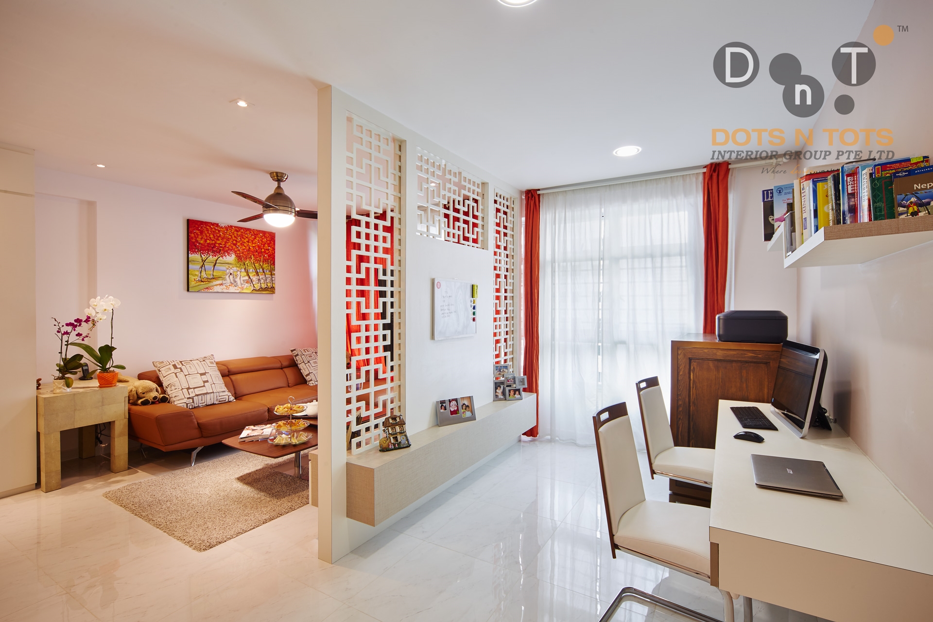 Others Design - Living Room - HDB 4 Room - Design by Dots n Tots Interior Pte Ltd