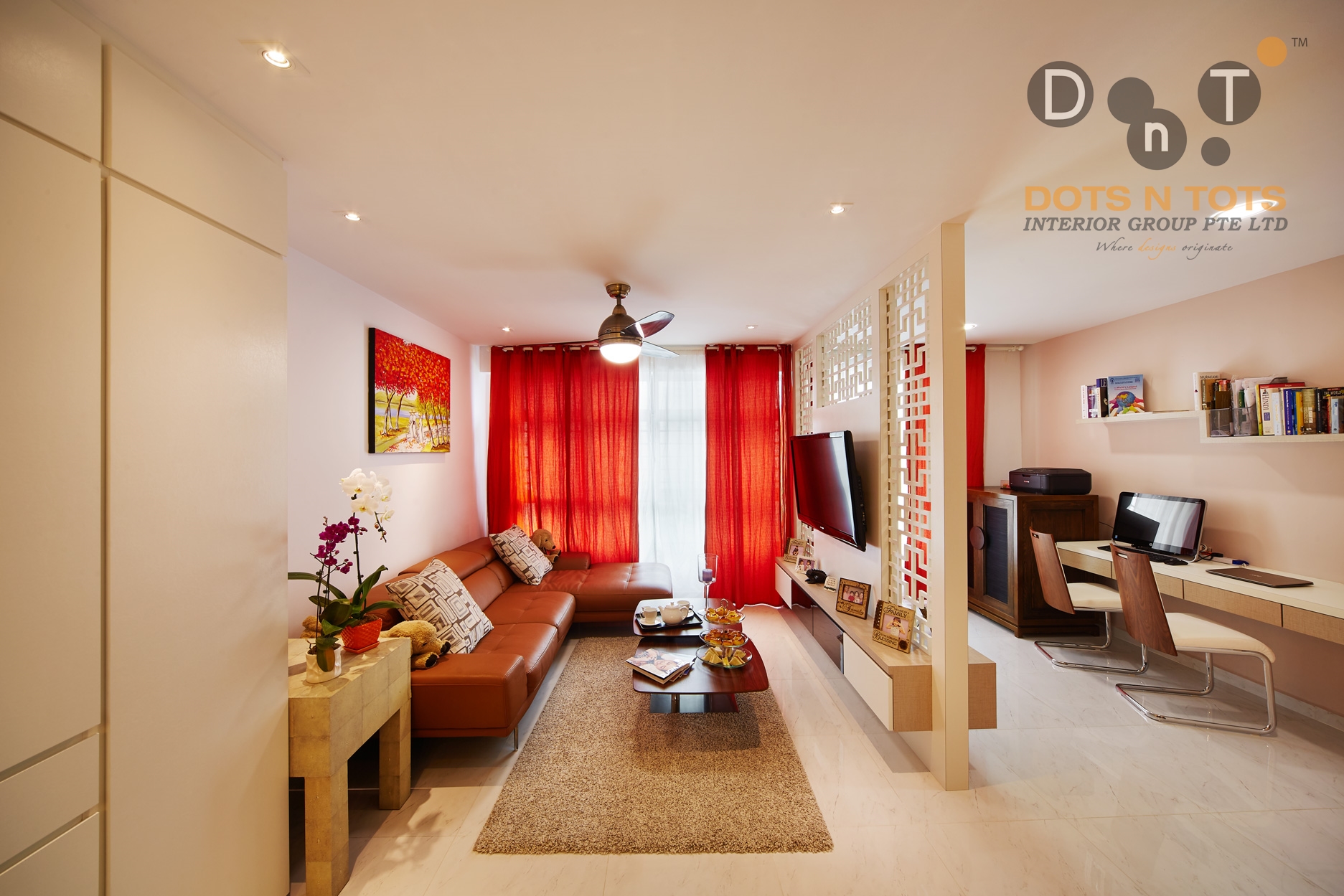 Others Design - Living Room - HDB 4 Room - Design by Dots n Tots Interior Pte Ltd