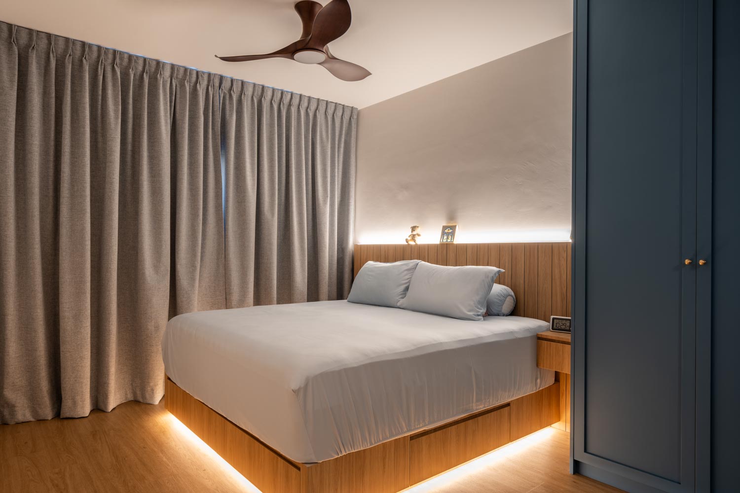 Contemporary, Country, Modern Design - Bedroom - HDB 5 Room - Design by Dots n Tots Interior Pte Ltd