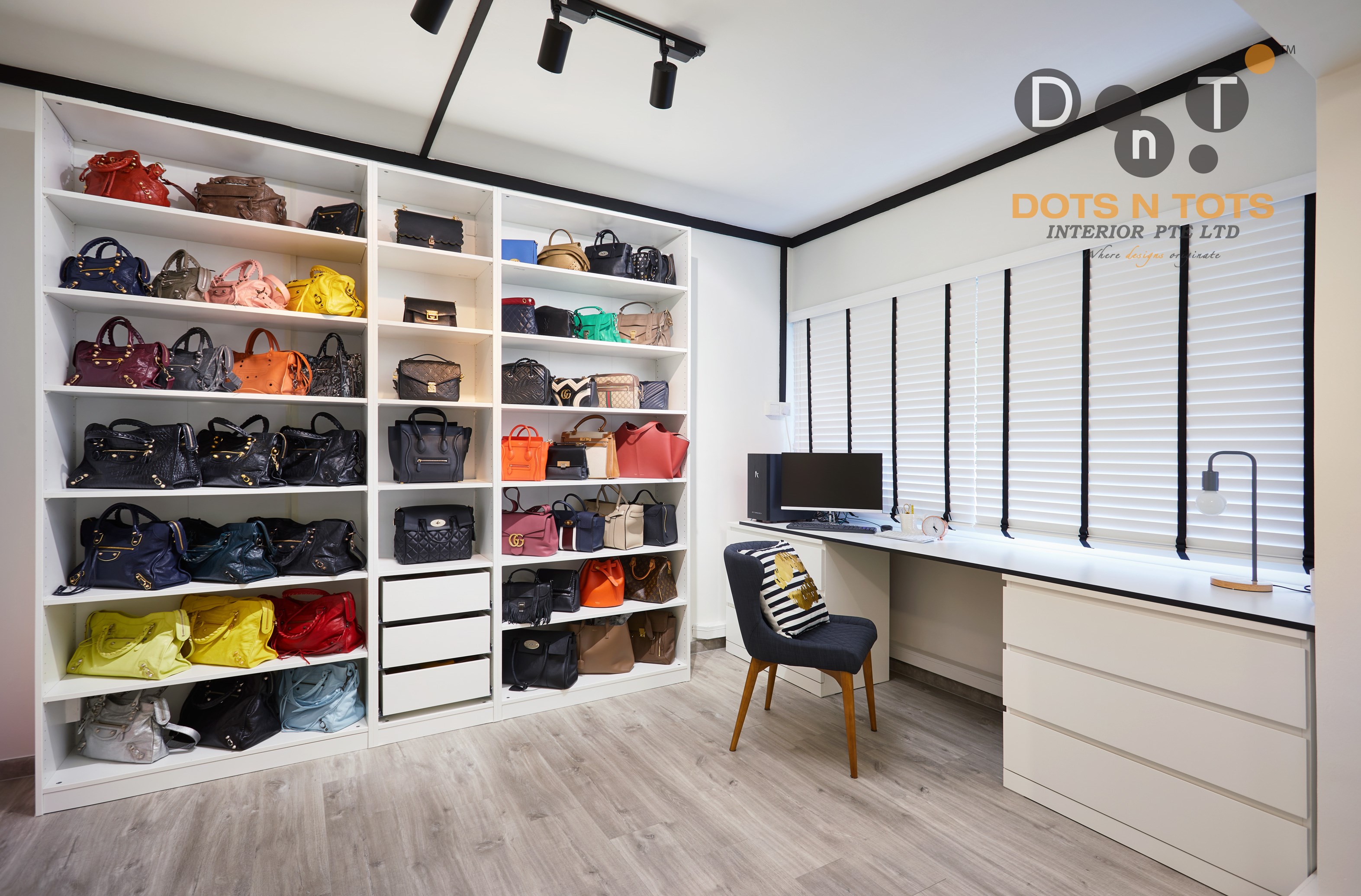 Contemporary, Minimalist Design - Bedroom - HDB 5 Room - Design by Dots n Tots Interior Pte Ltd