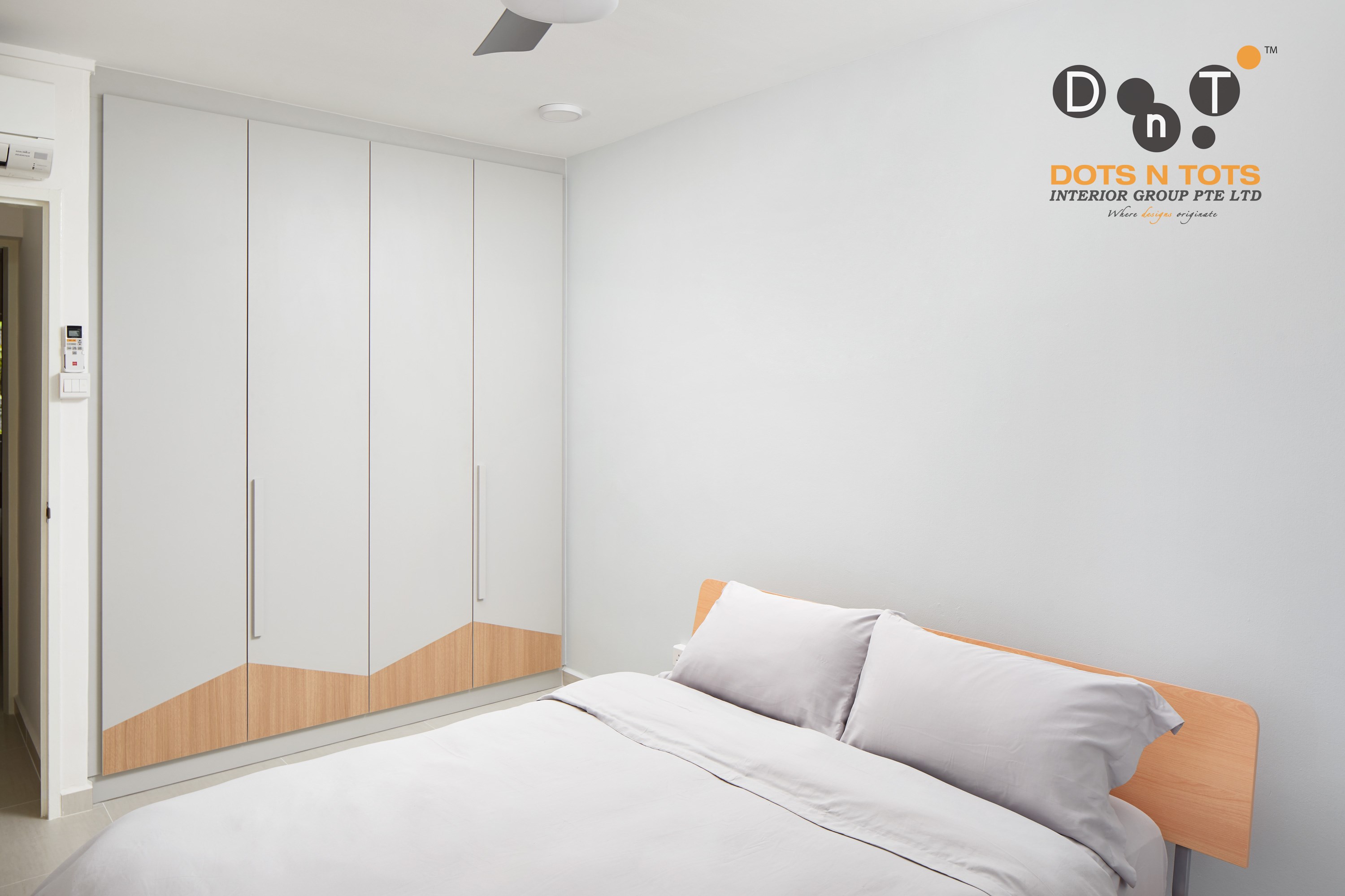 Minimalist Design - Bedroom - HDB 5 Room - Design by Dots n Tots Interior Pte Ltd