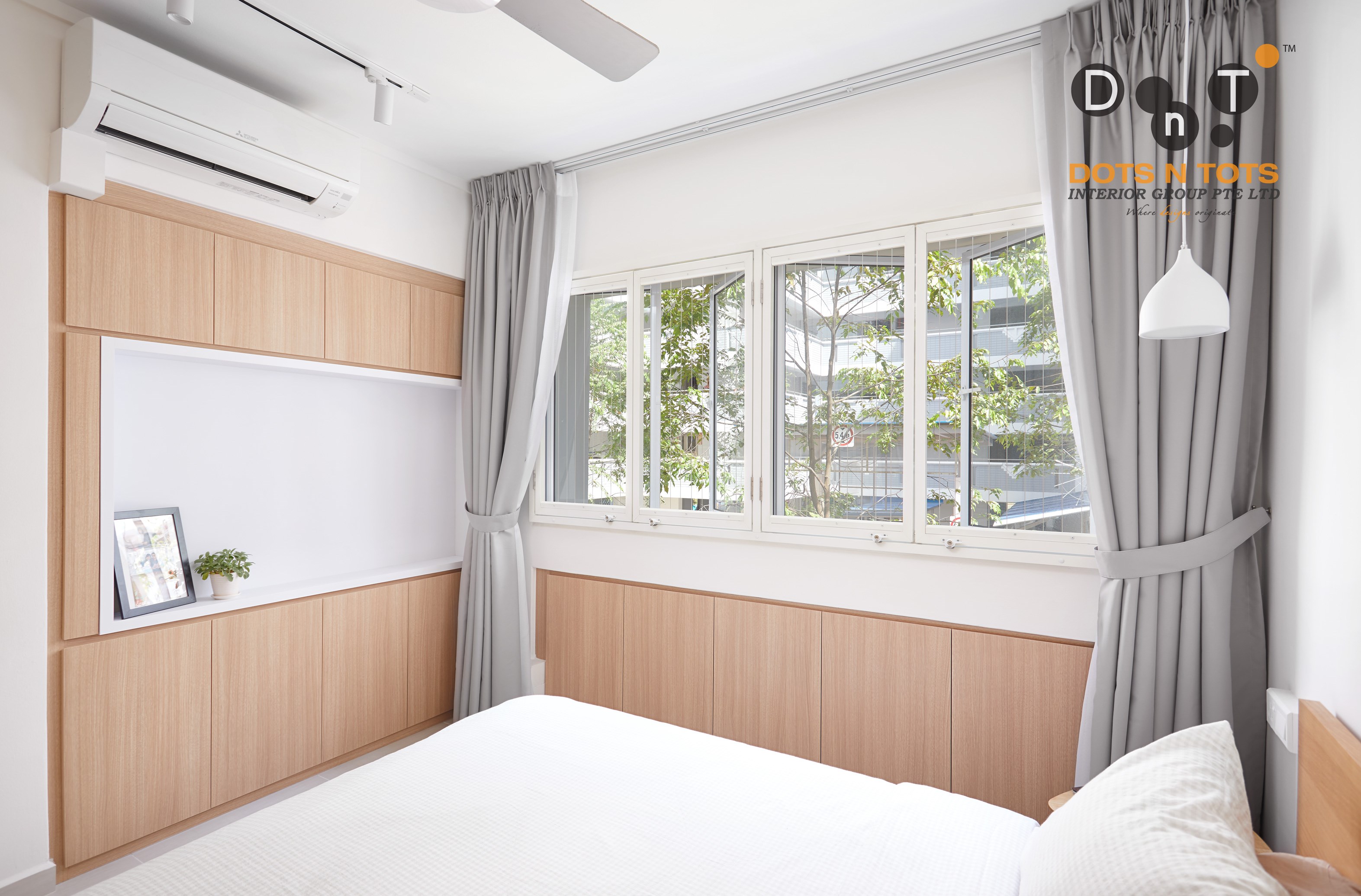 Minimalist Design - Bedroom - HDB 5 Room - Design by Dots n Tots Interior Pte Ltd