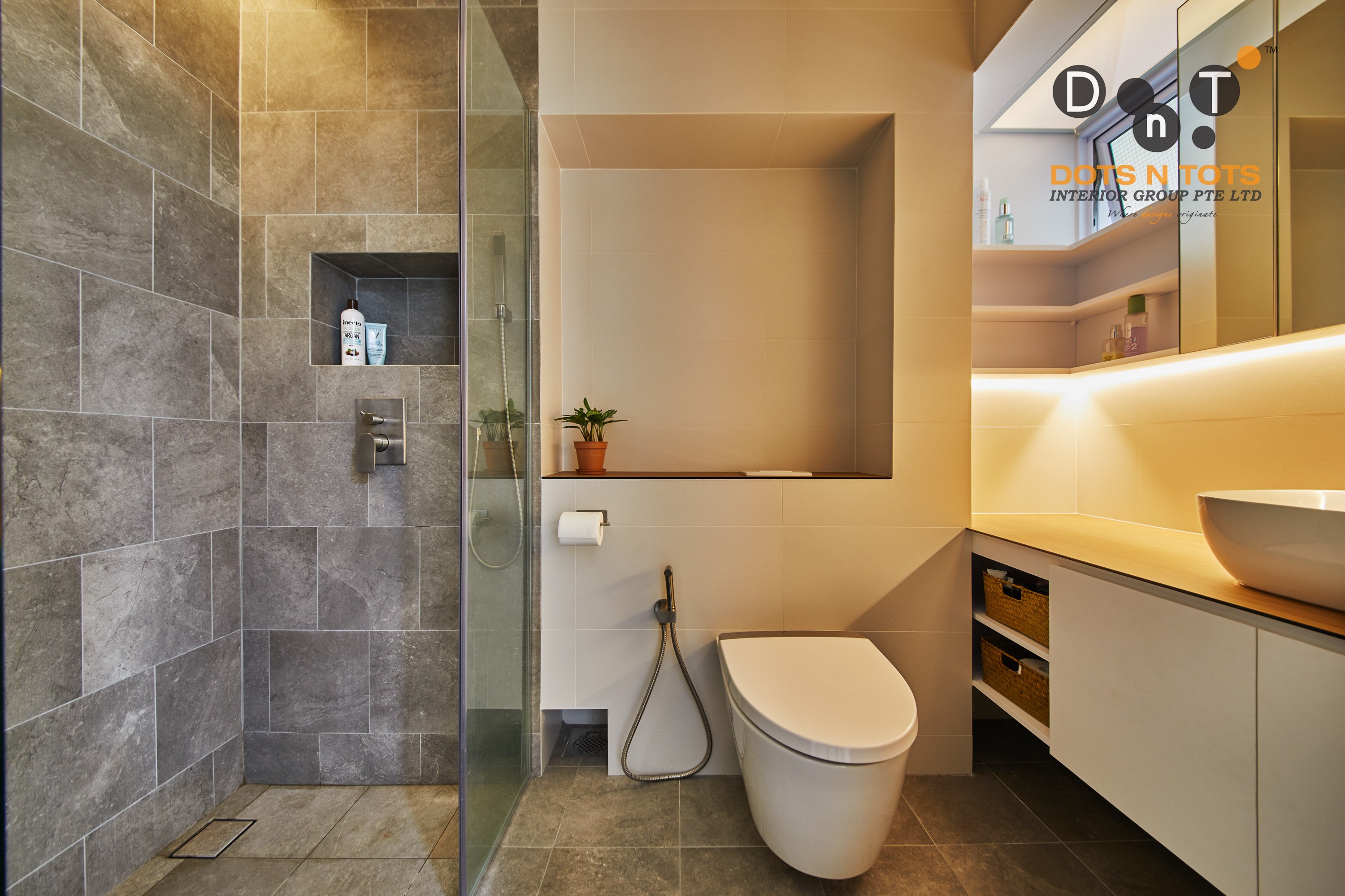 Minimalist Design - Bathroom - HDB 5 Room - Design by Dots n Tots Interior Pte Ltd