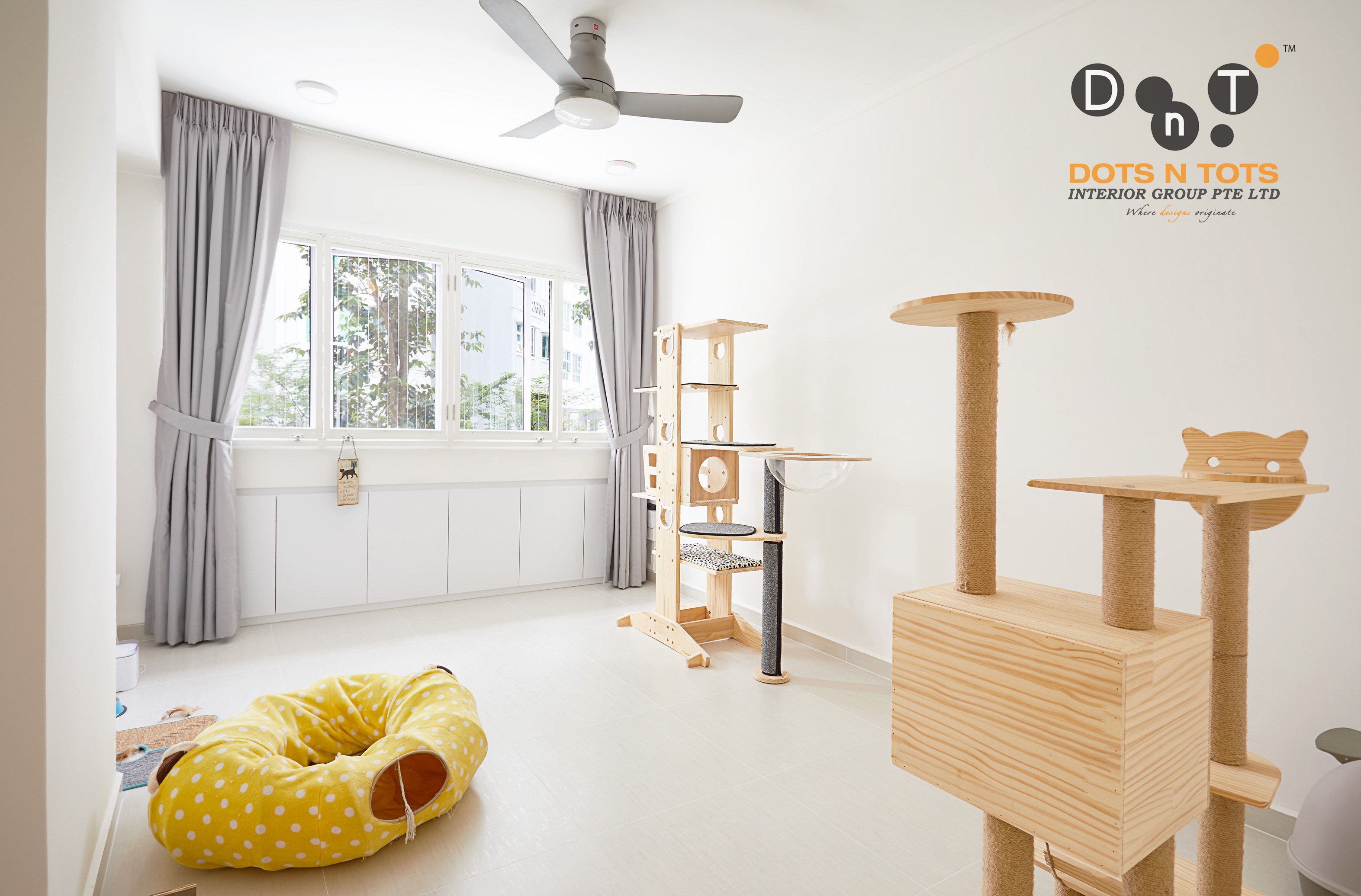 Minimalist Design - Study Room - HDB 5 Room - Design by Dots n Tots Interior Pte Ltd