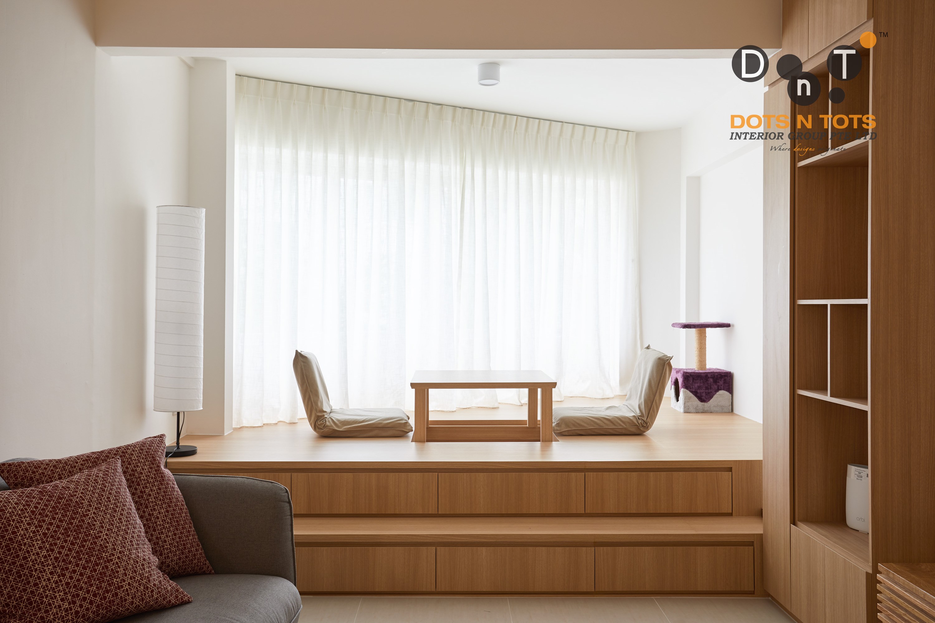 Minimalist Design - Living Room - HDB 5 Room - Design by Dots n Tots Interior Pte Ltd