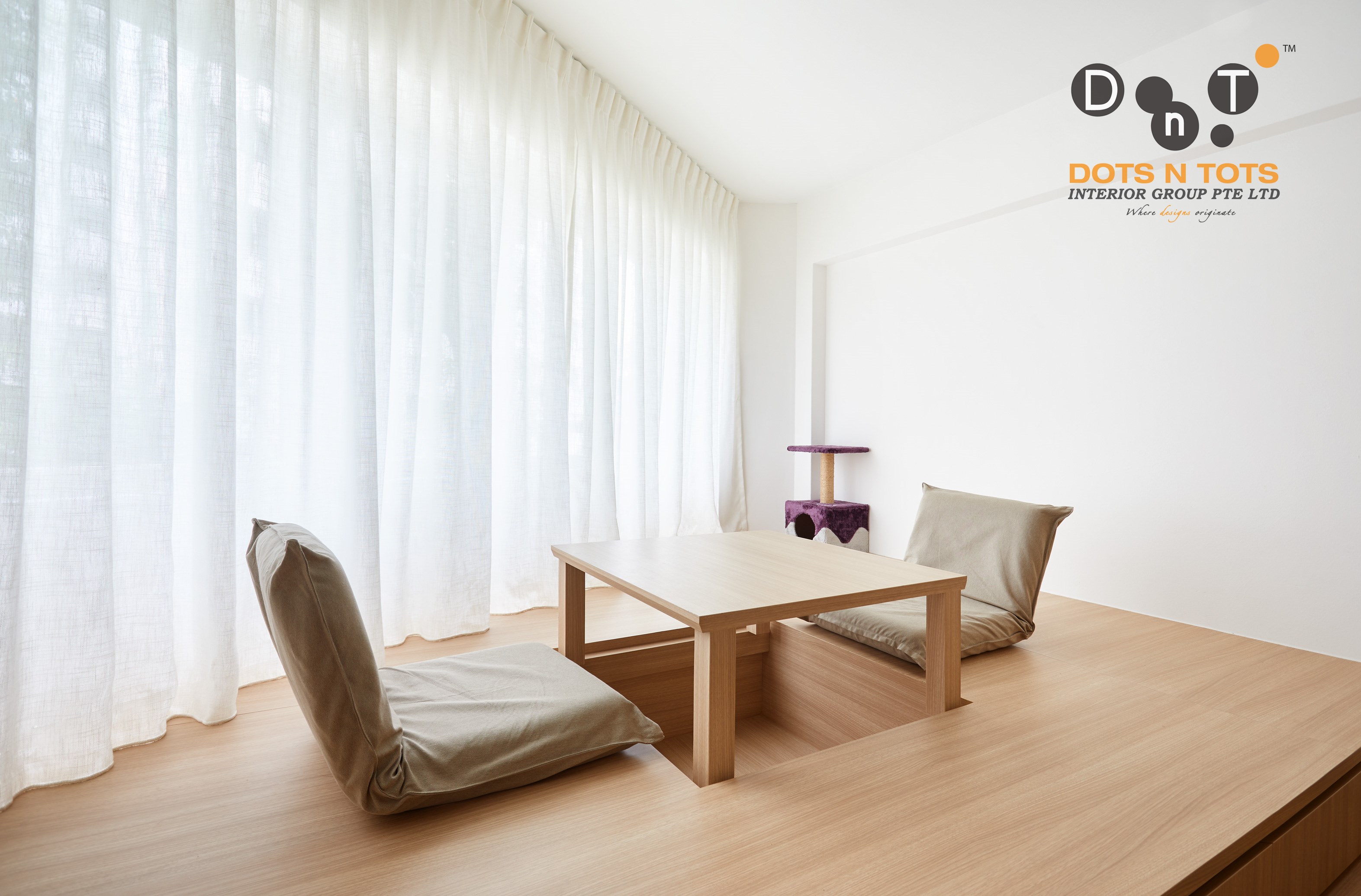 Minimalist Design - Living Room - HDB 5 Room - Design by Dots n Tots Interior Pte Ltd