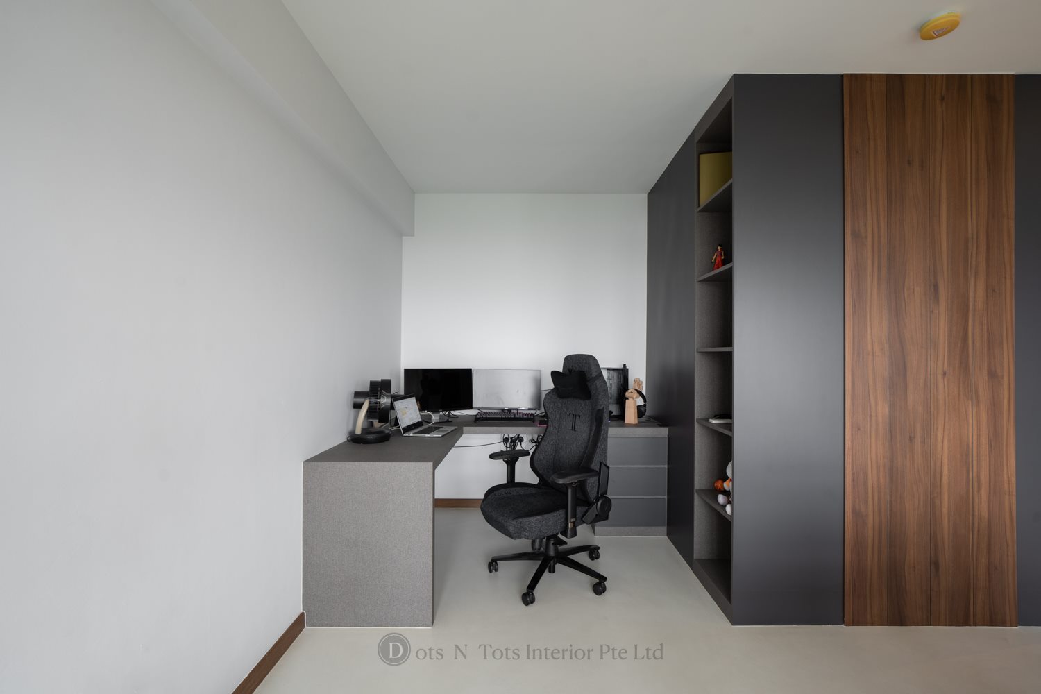 Contemporary, Modern Design - Study Room - HDB 5 Room - Design by Dots n Tots Interior Pte Ltd