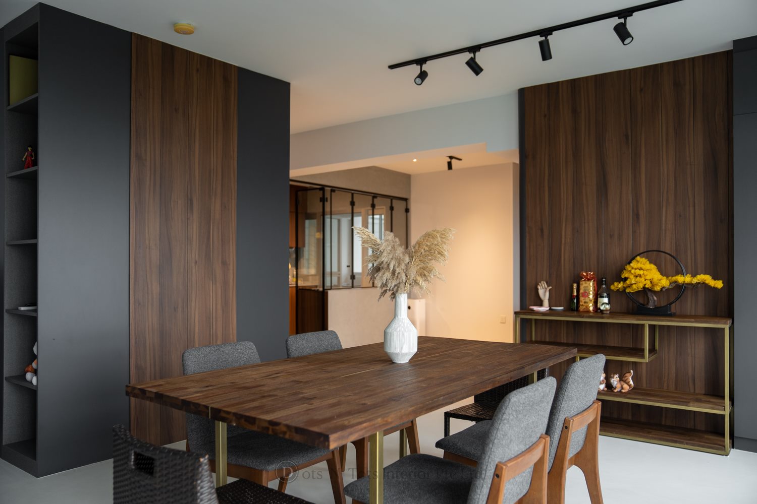 Contemporary, Modern Design - Dining Room - HDB 5 Room - Design by Dots n Tots Interior Pte Ltd