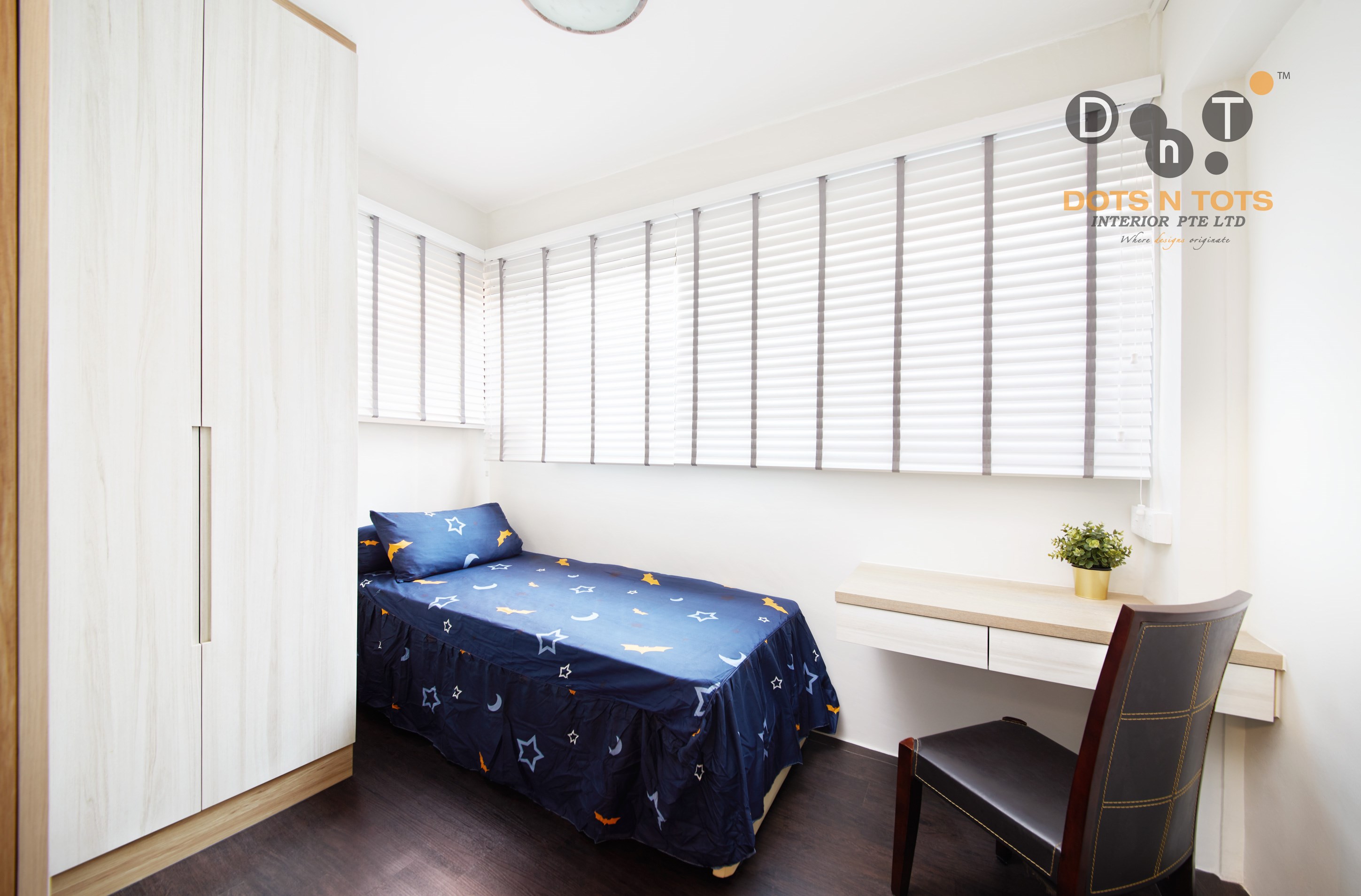 Contemporary, Scandinavian Design - Bedroom - HDB 5 Room - Design by Dots n Tots Interior Pte Ltd